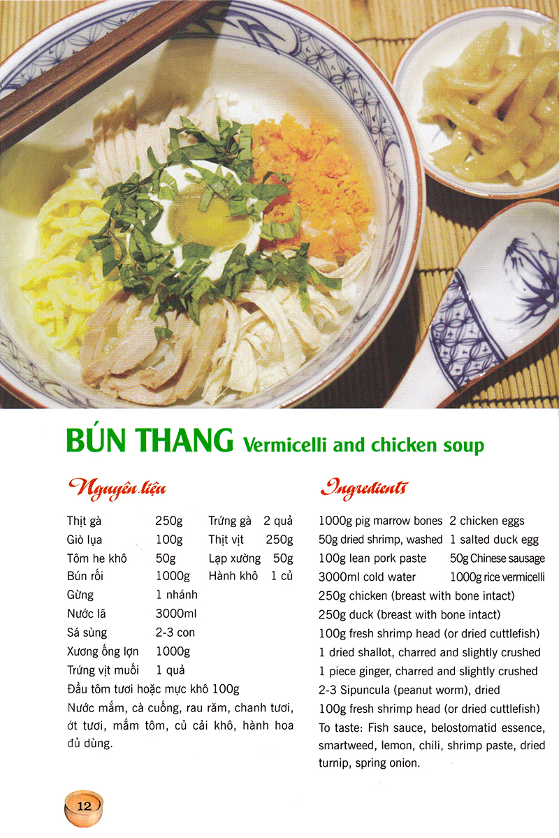 Món Ăn Việt Nam - Vietnamese Cuisine (Song Ngữ Việt-Anh) - Ảnh 11