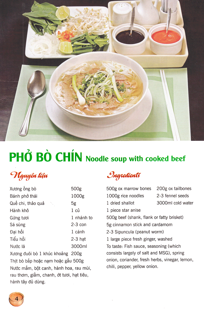 Món Ăn Việt Nam - Vietnamese Cuisine (Song Ngữ Việt-Anh) - Ảnh 3