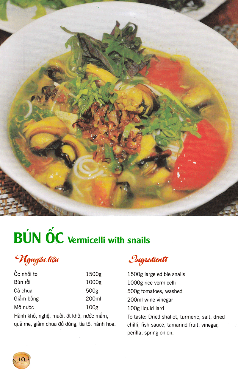 Món Ăn Việt Nam - Vietnamese Cuisine (Song Ngữ Việt-Anh) - Ảnh 9