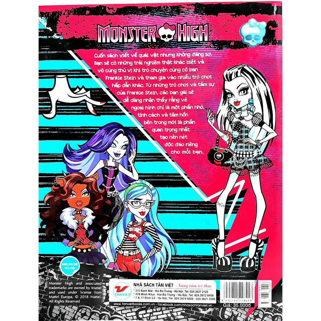 monster high - cẩm nang bạn gái cá tính - frankie stein và những người bạn - Ảnh 3