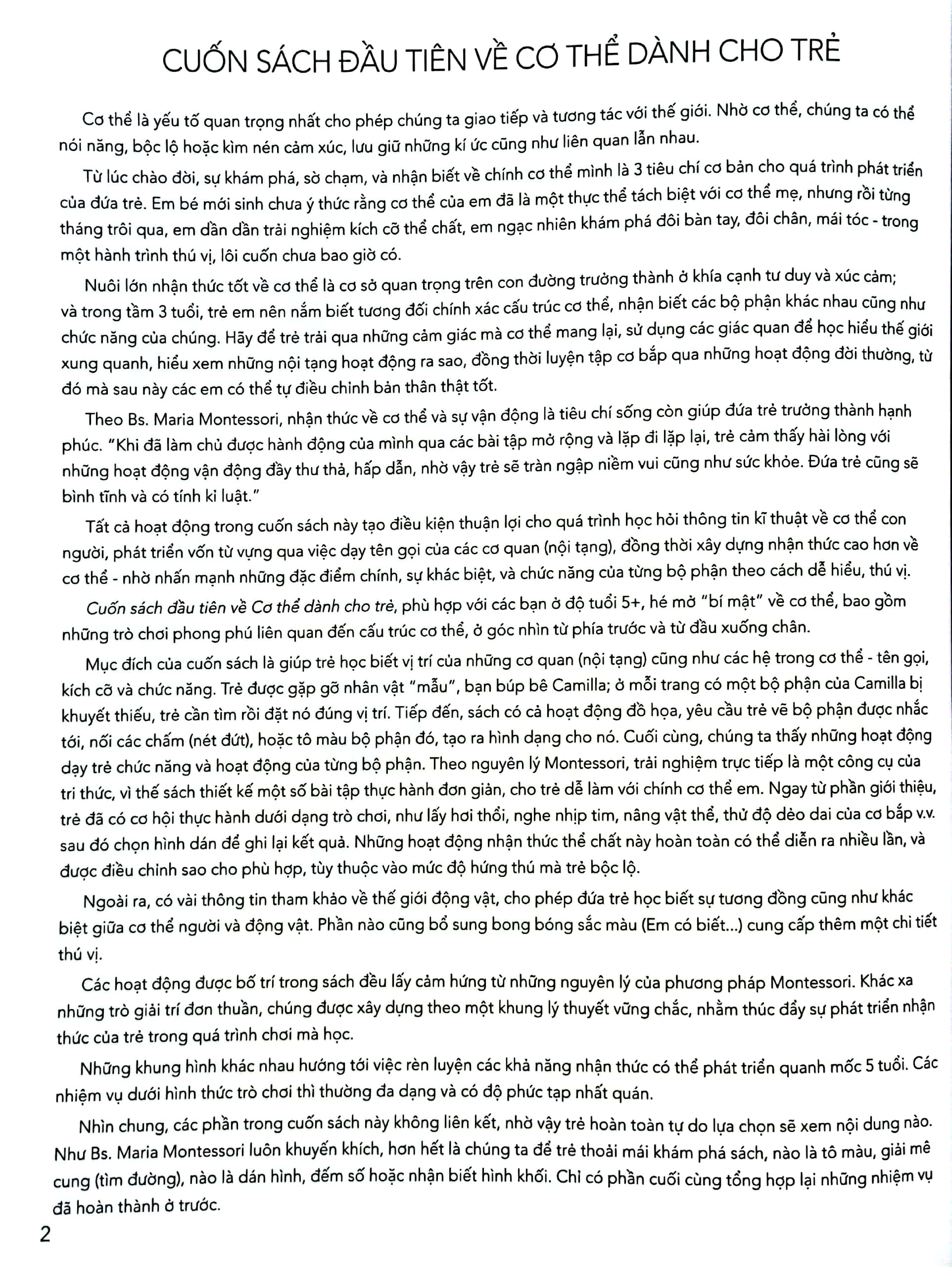 montessori - cuốn sách đầu tiên về cơ thể dành cho trẻ - Ảnh 3