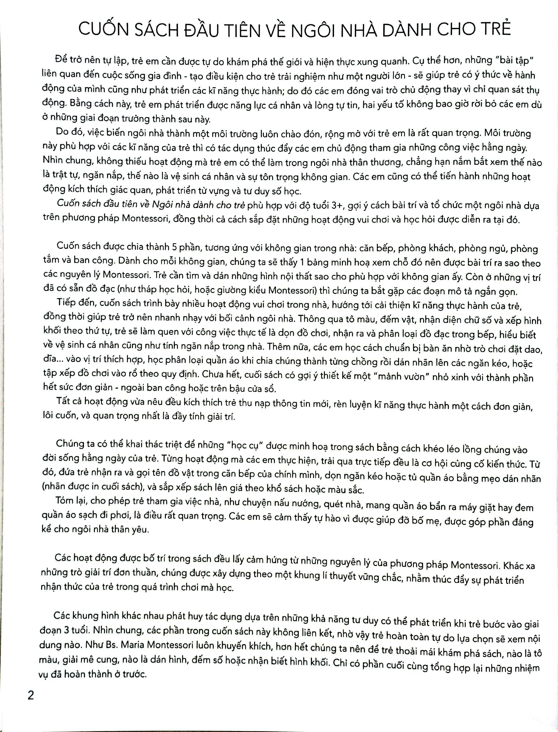 montessori - cuốn sách đầu tiên về ngôi nhà dành cho trẻ - Ảnh 3