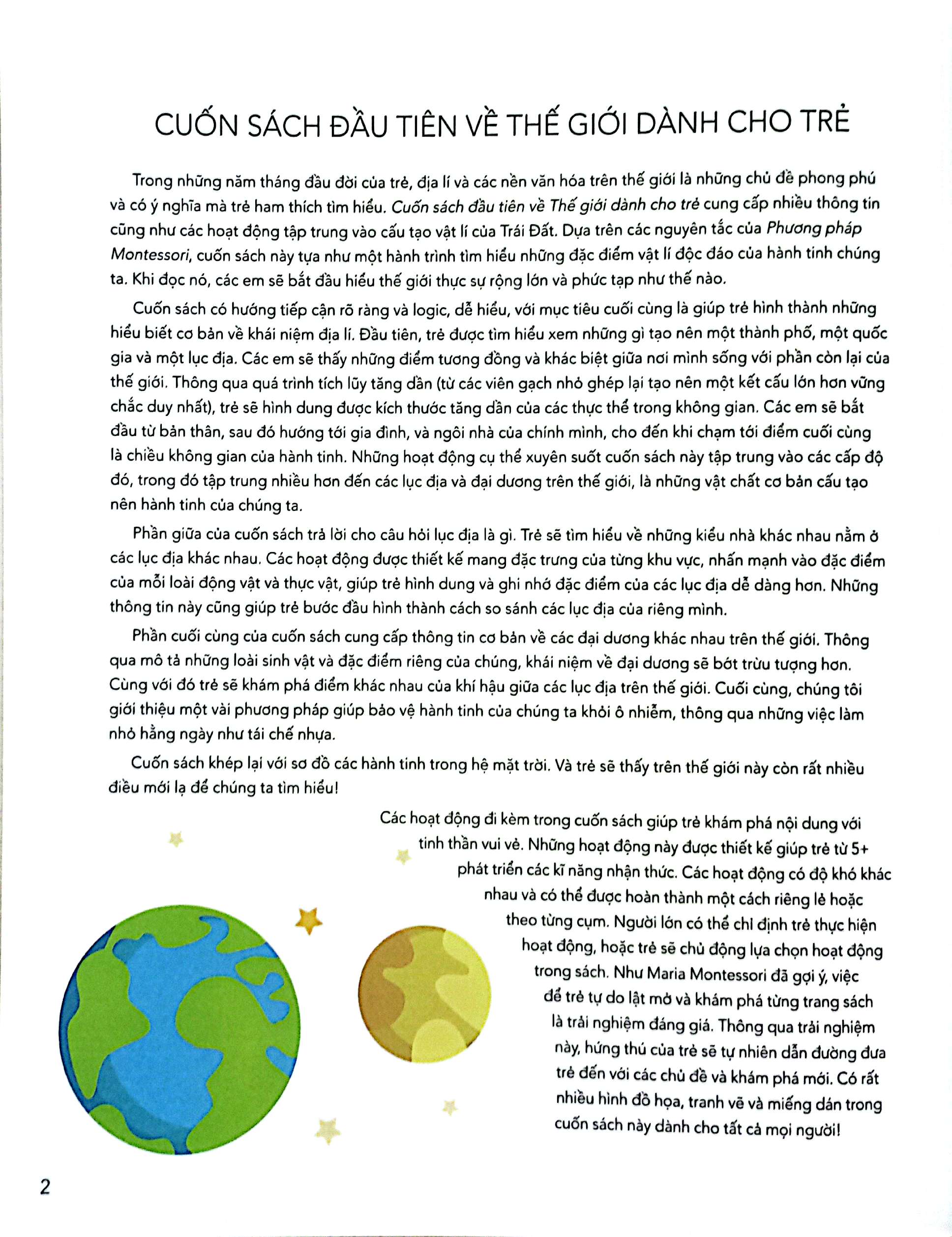 montessori - cuốn sách đầu tiên về thế giới dành cho trẻ - Ảnh 3