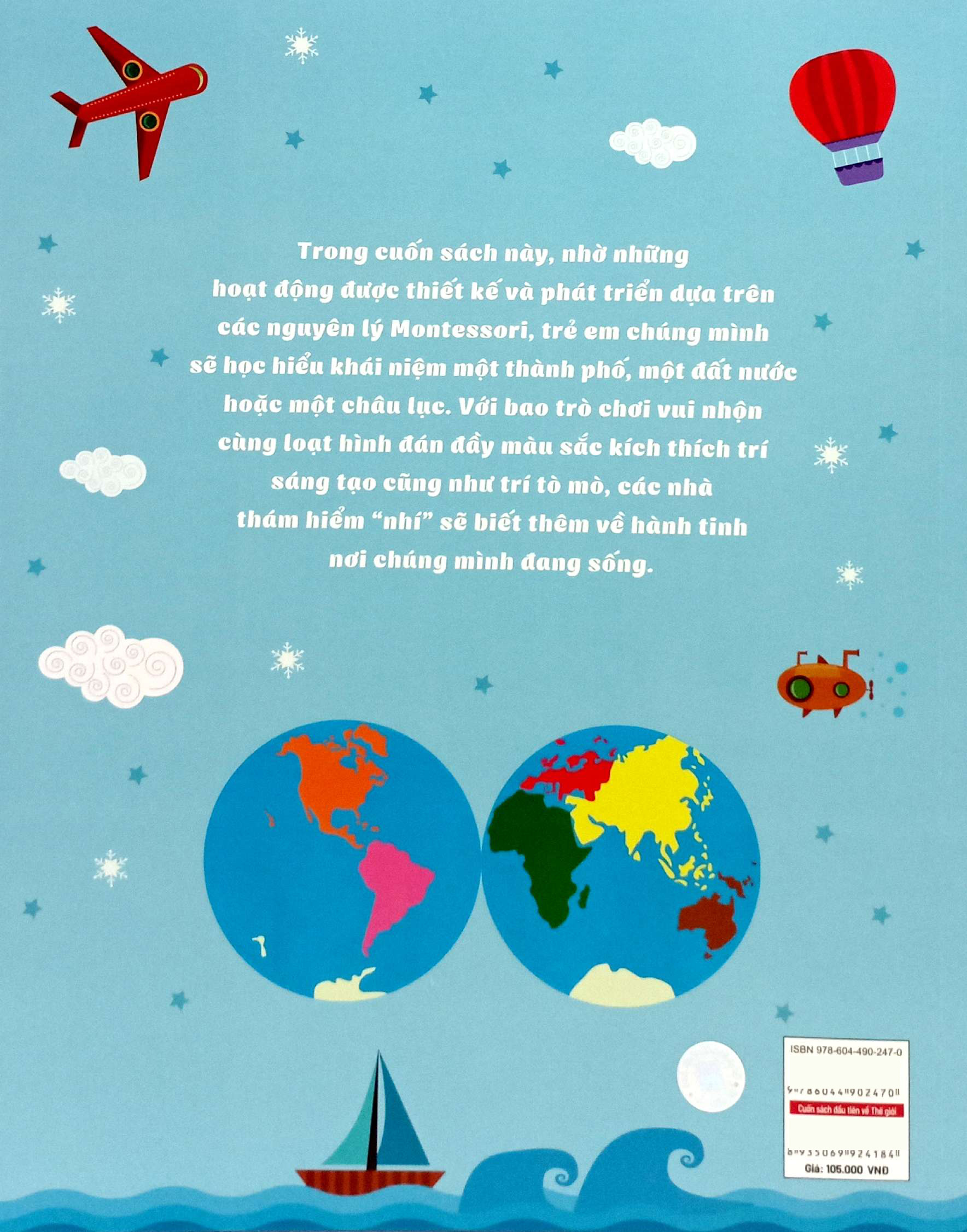 montessori - cuốn sách đầu tiên về thế giới dành cho trẻ - Ảnh 6