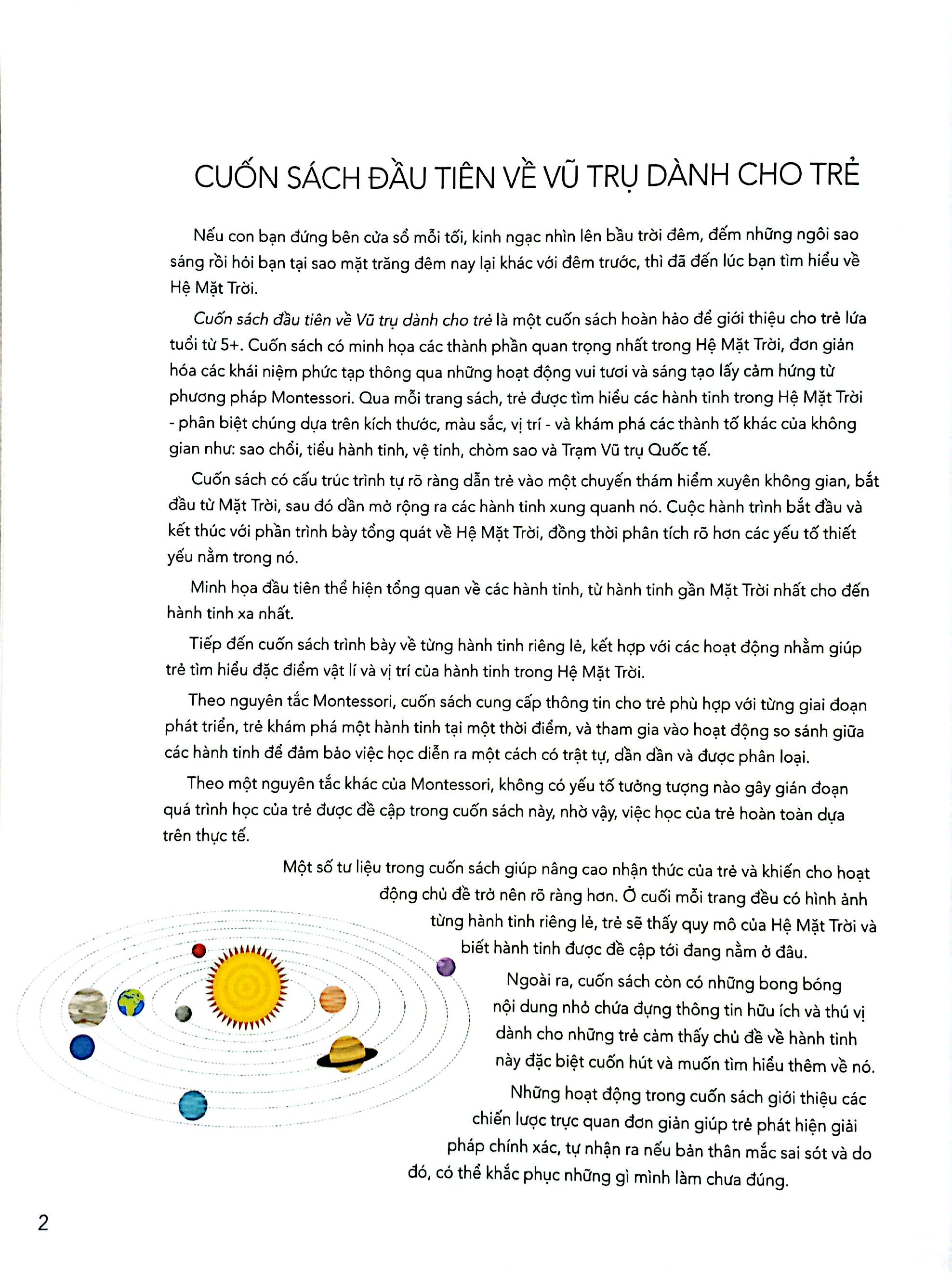 montessori - cuốn sách đầu tiên về vũ trụ dành cho trẻ - Ảnh 3