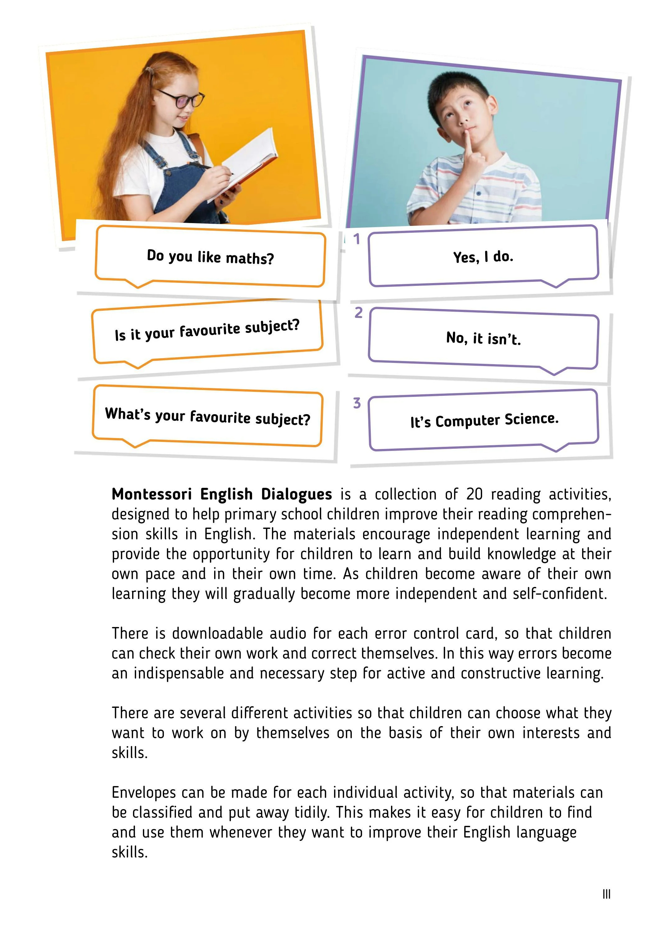 montessori english dialogues - Ảnh 6