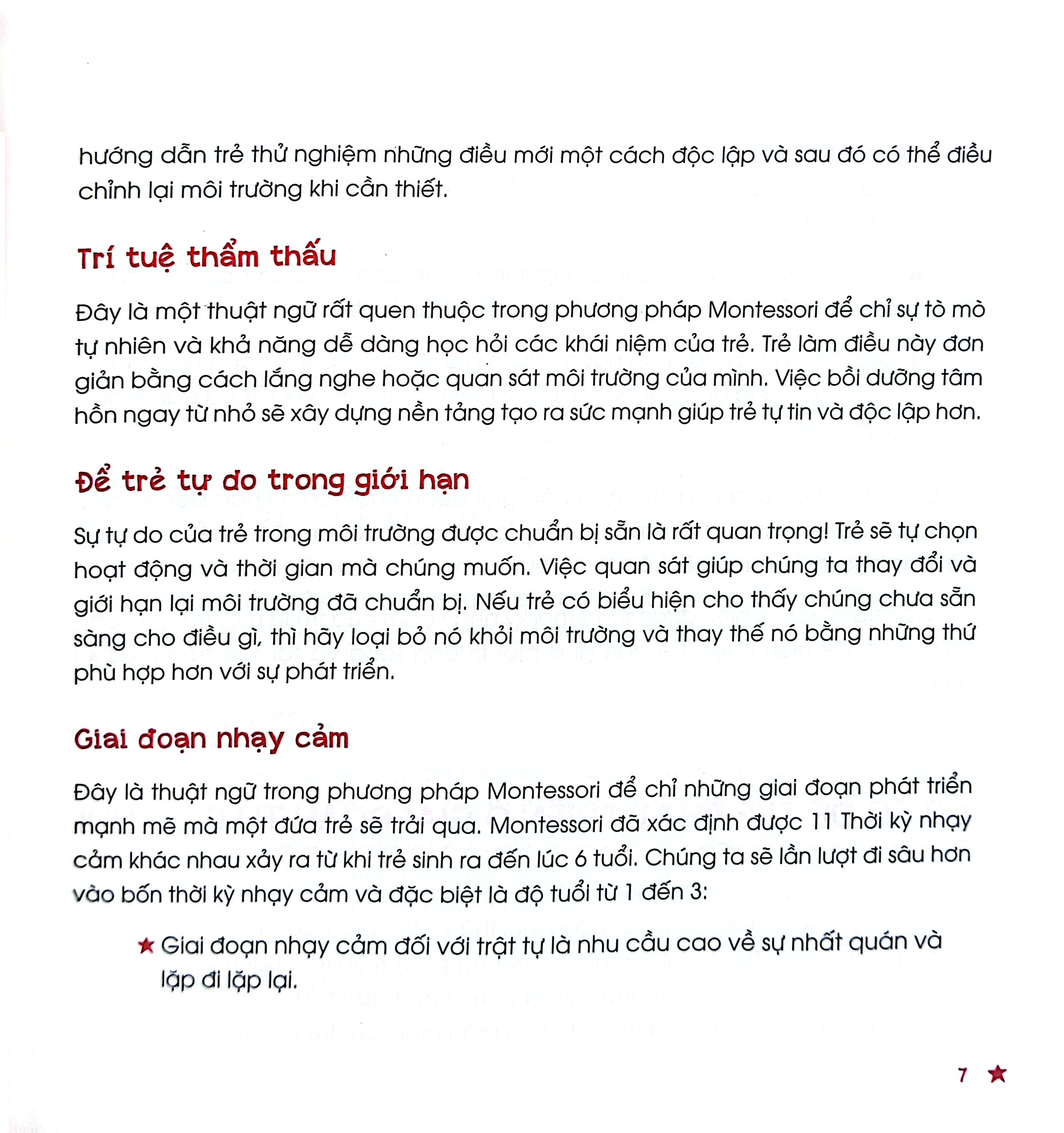 montessori - phương pháp giáo dục sớm giúp trẻ phát triển tiềm năng trí tuệ - Ảnh 9