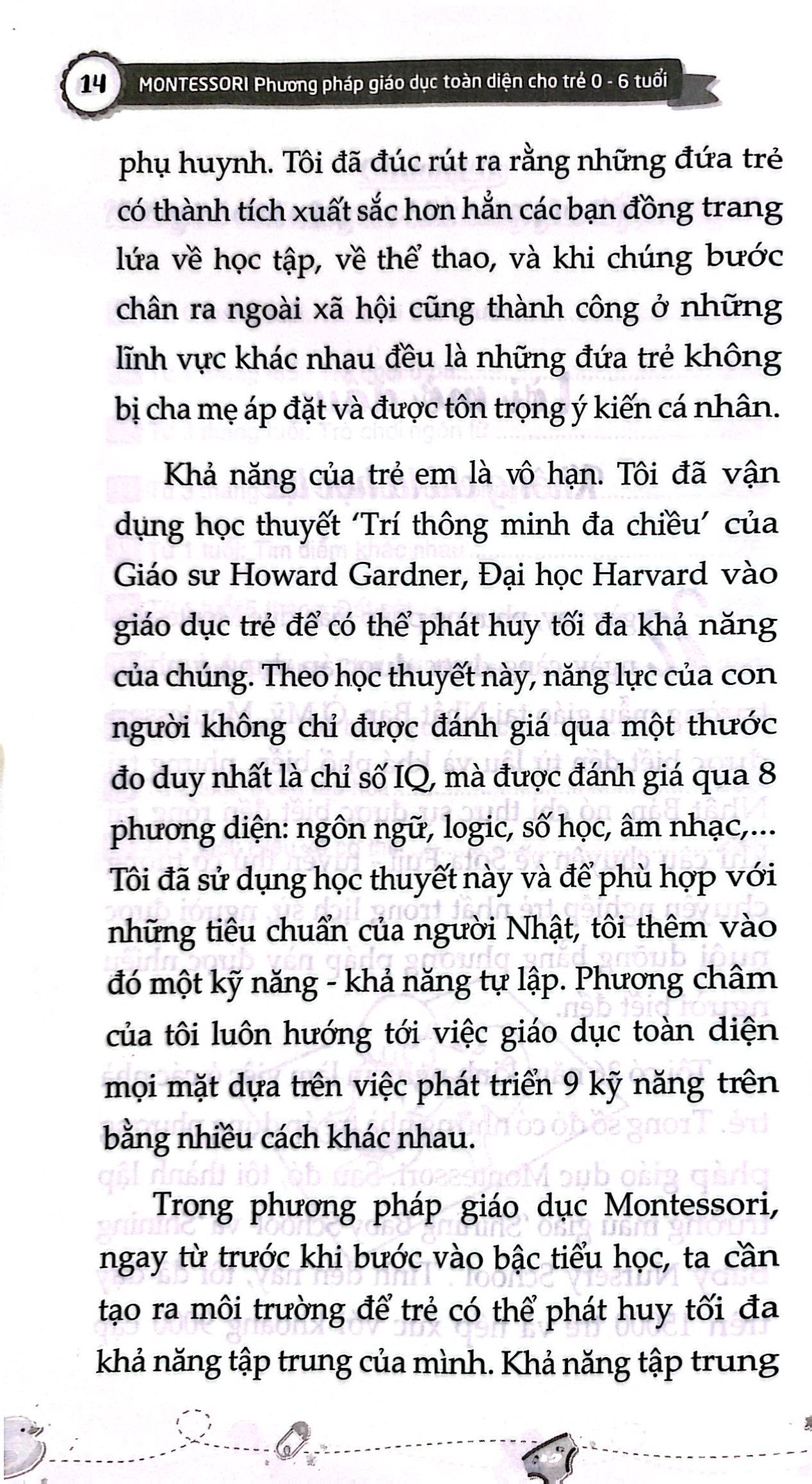 montessori - phương pháp giáo dục toàn diện cho trẻ 0-6 tuổi (tái bản 2024) - Ảnh 13
