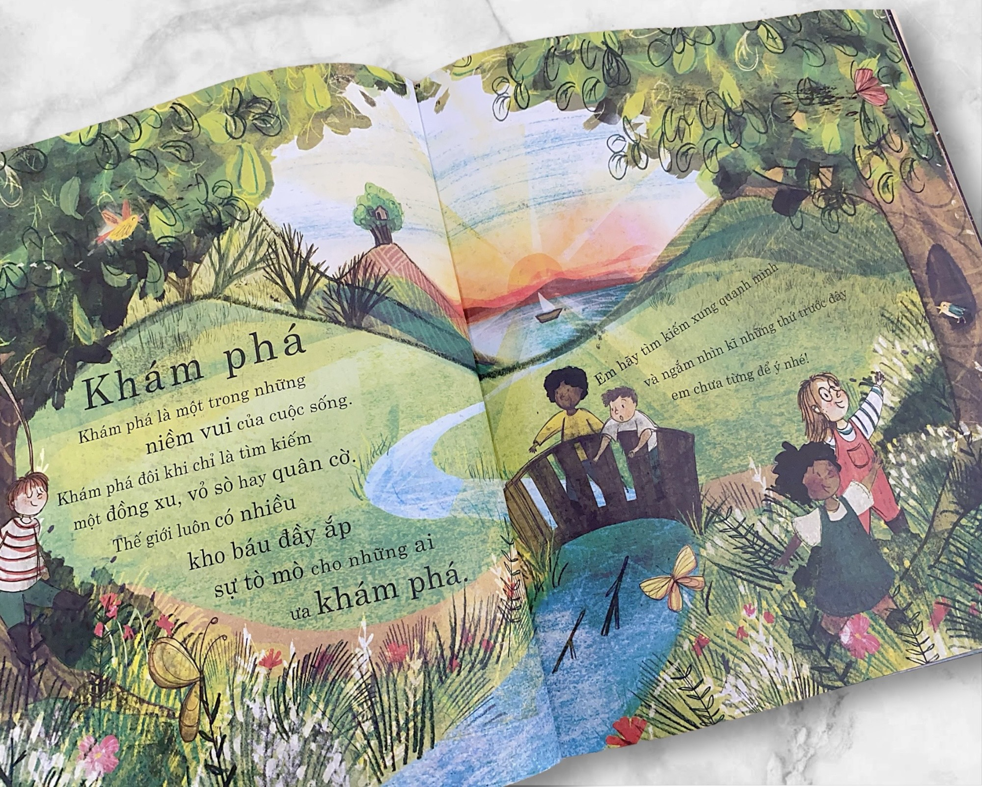 một cuốn sách về chánh niệm dành cho trẻ em - hạnh phúc bây giờ và ở đây - Ảnh 8