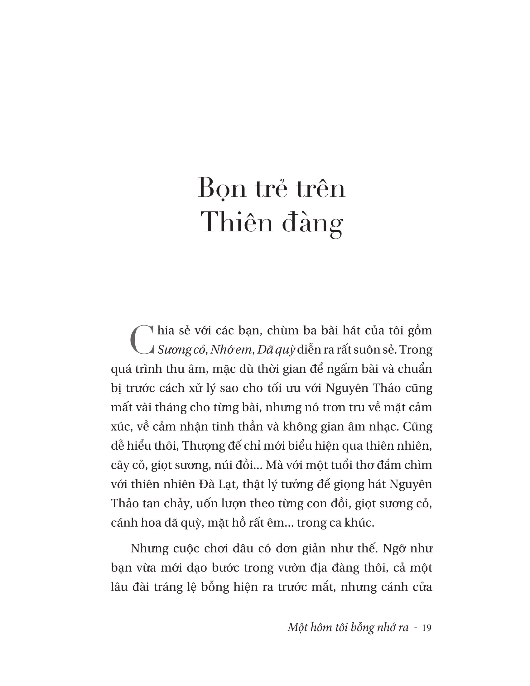 Một Hôm Tôi Bỗng Nhớ Ra - Ảnh 17