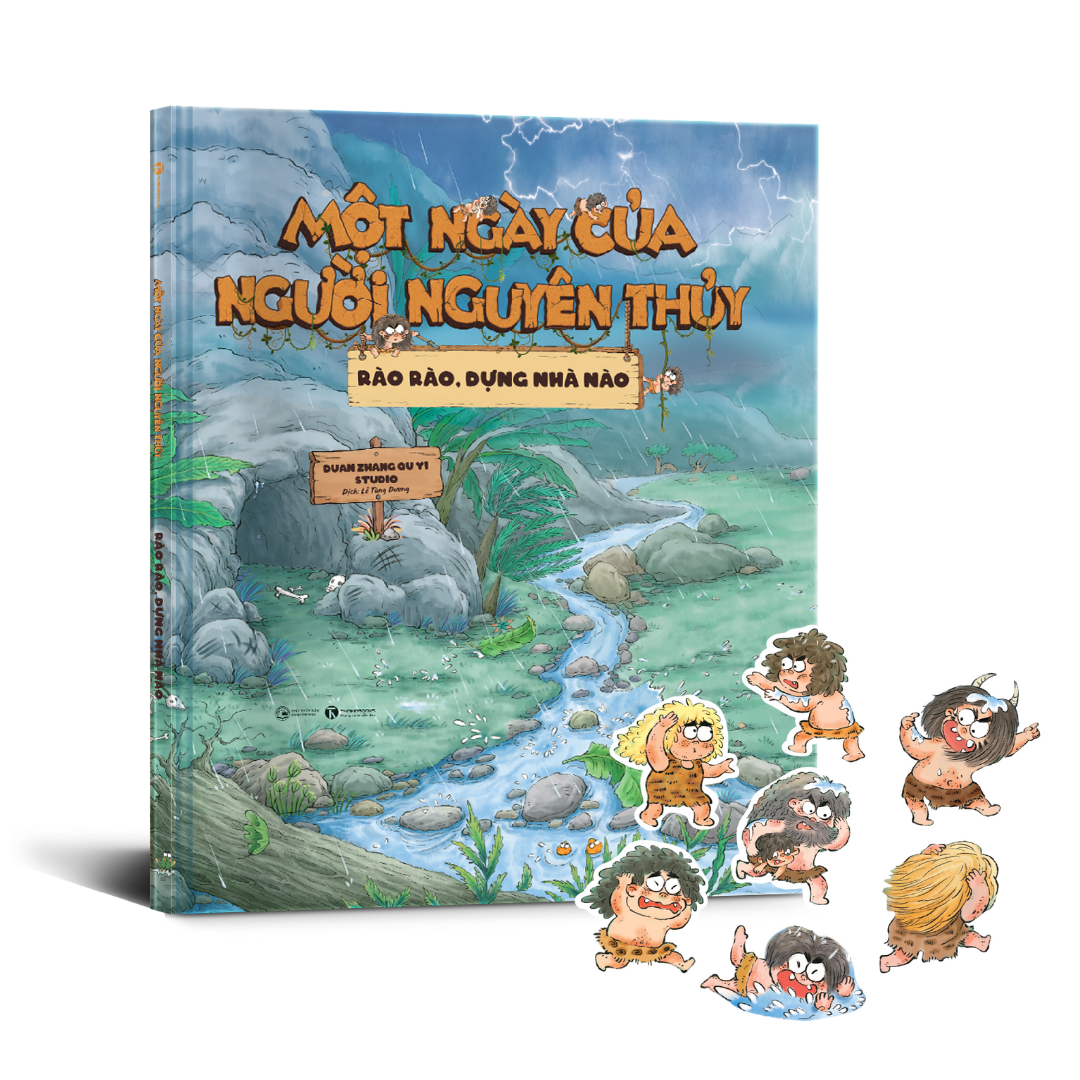 Một Ngày Của Người Nguyên Thủy - Rào Rào Dựng Nhà Nào - Bìa Cứng - Ảnh 3