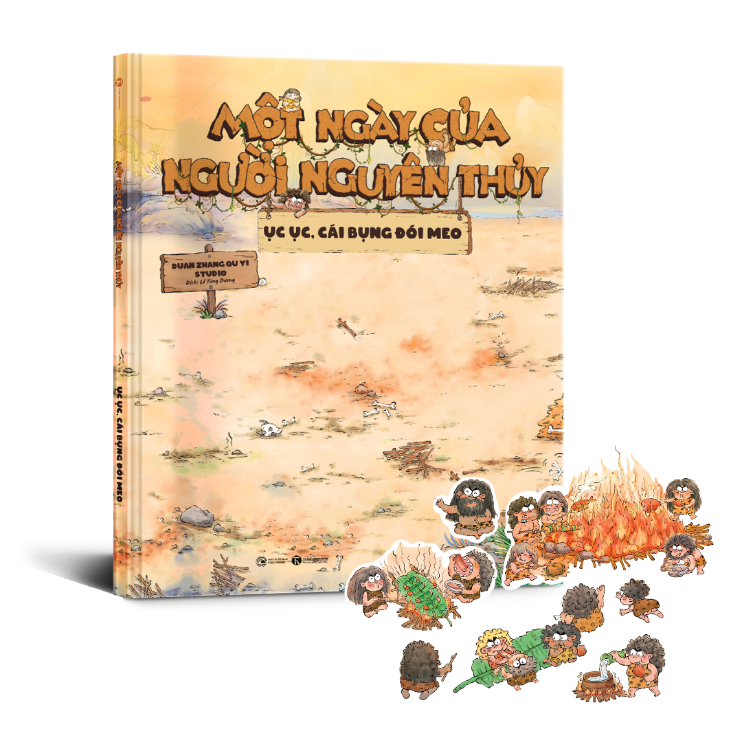 Một Ngày Của Người Nguyên Thủy - Ục Ục Cái Bụng Đói Meo - Bìa Cứng - Ảnh 3