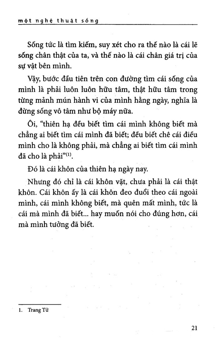 một nghệ thuật sống (tái bản 2022) - Ảnh 13