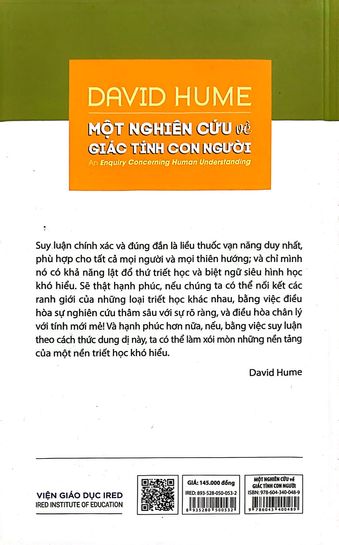 một nghiên cứu về giác tính con người - an enquiry concerning human understanding - Ảnh 8