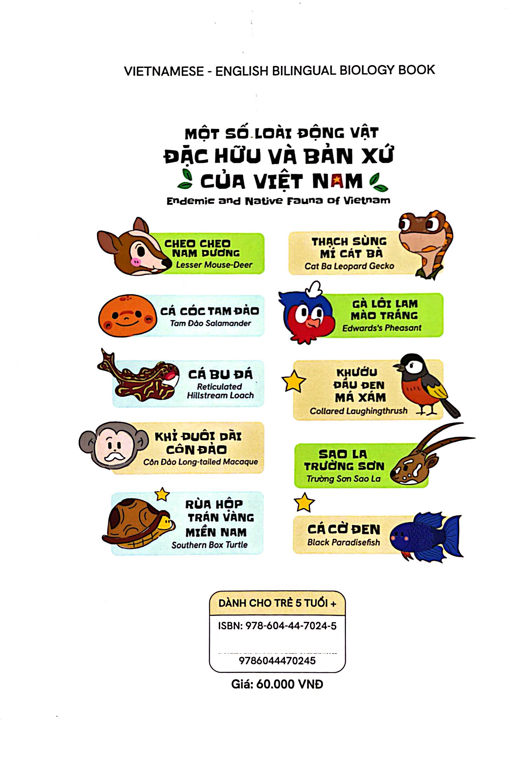 Một Số Loài Động Vật Đặc Hữu Và Bản Xứ Của Việt Nam - Endemic And Native Fauna Of Vietnam - Ảnh 9