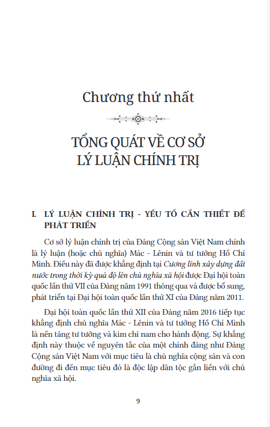 một số vần đề lý luận chính trị ở việt nam - Ảnh 9