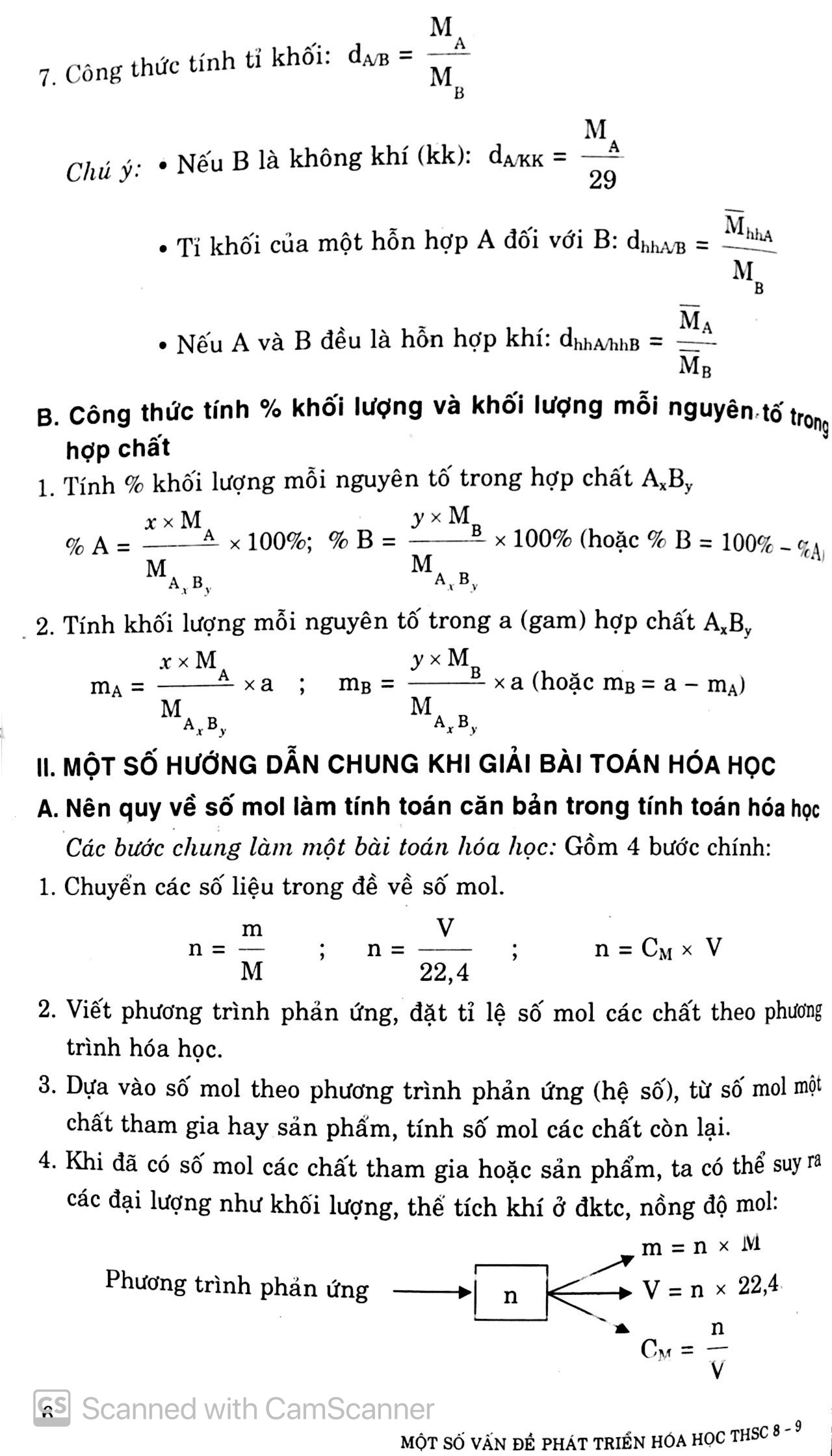 một số vấn đề phát triển hóa học thcs 8-9 - Ảnh 10