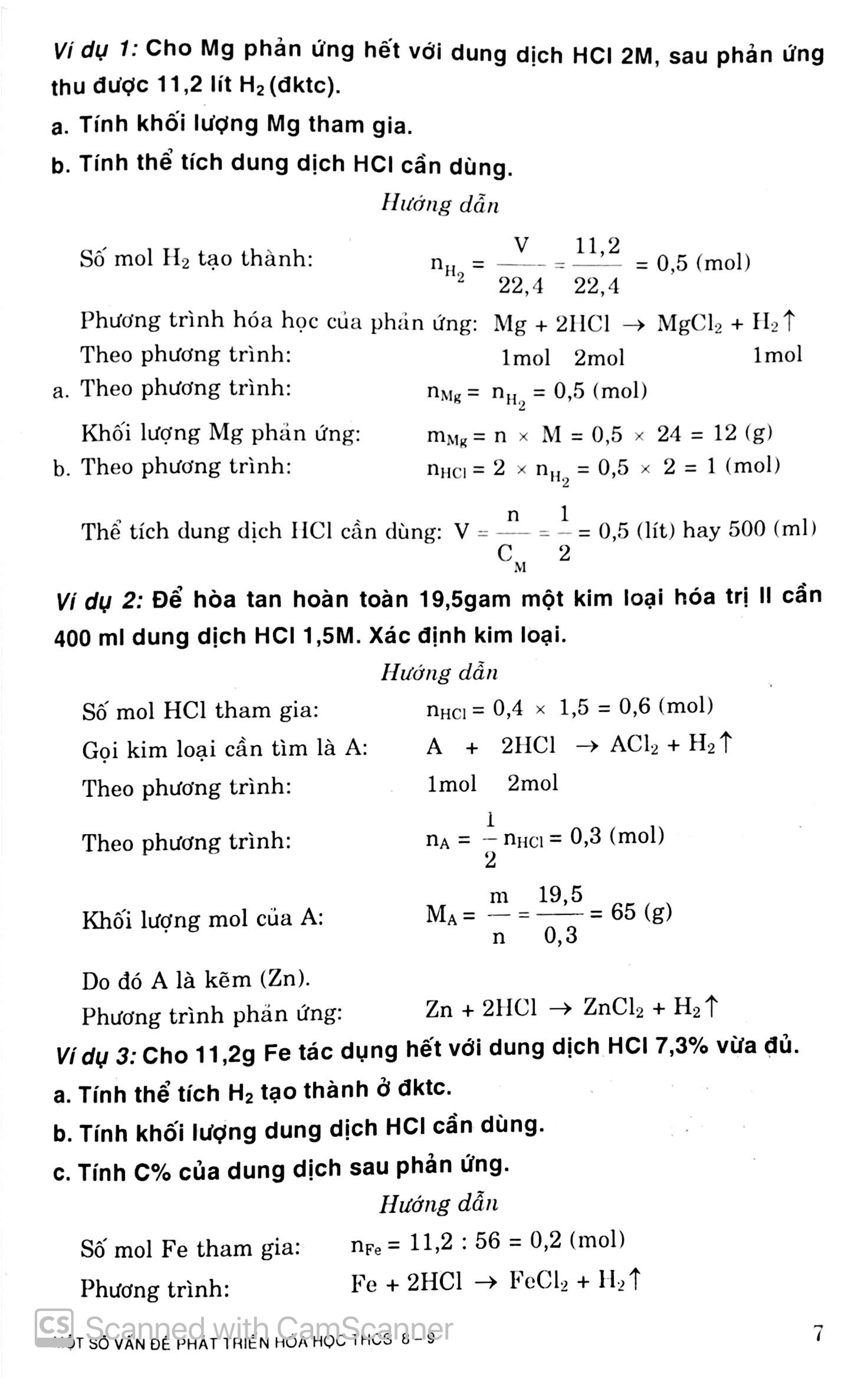 một số vấn đề phát triển hóa học thcs 8-9 - Ảnh 11