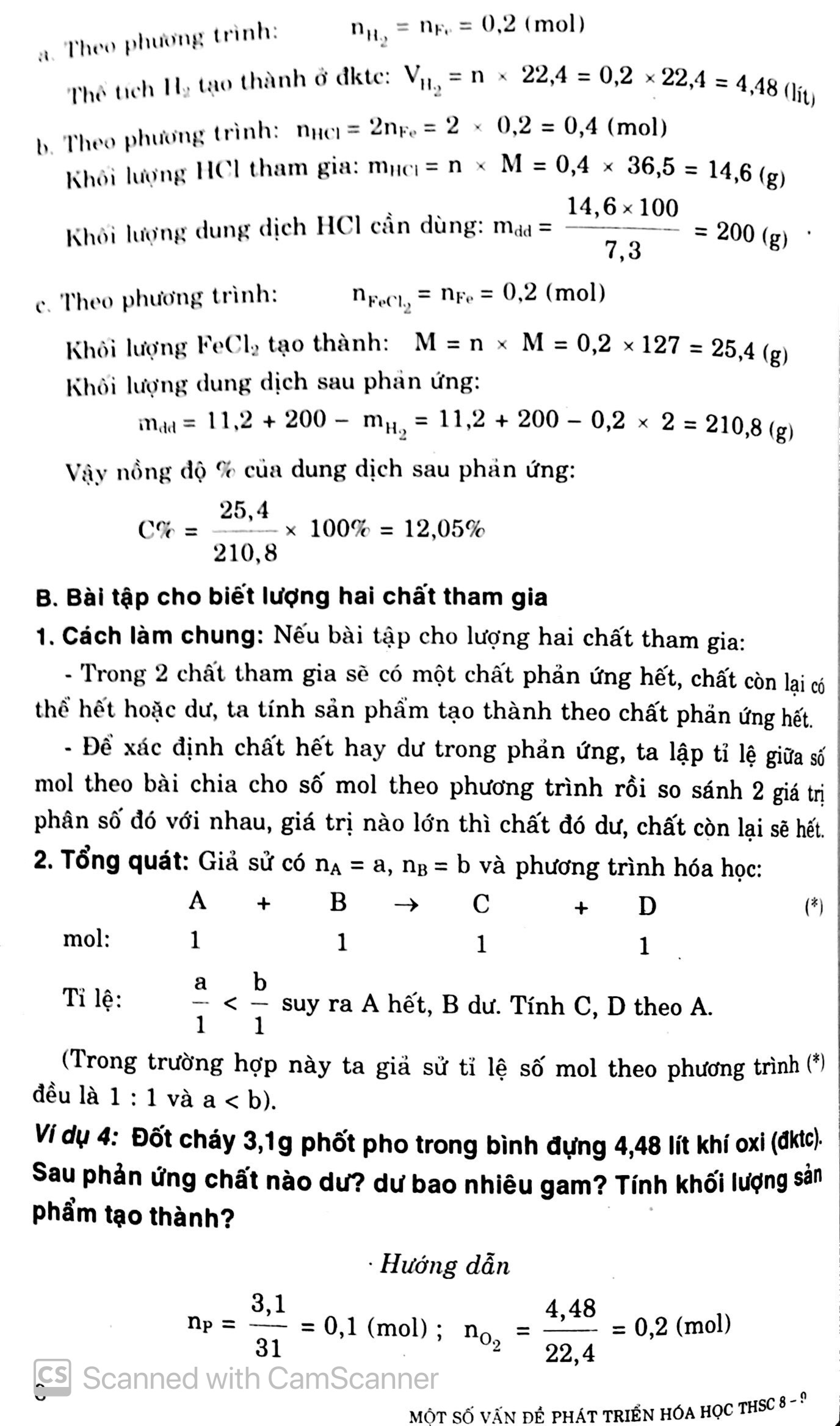 một số vấn đề phát triển hóa học thcs 8-9 - Ảnh 12