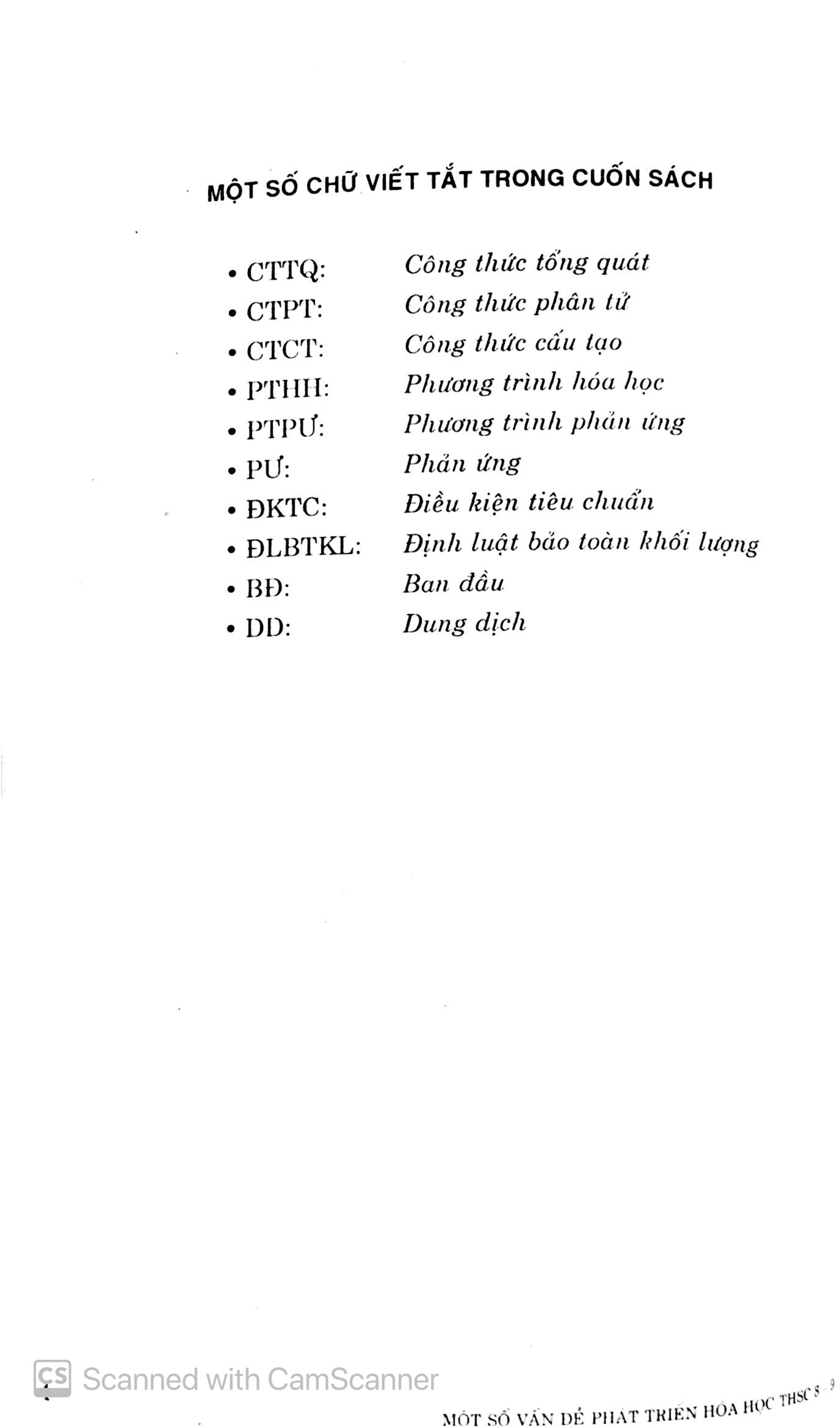 một số vấn đề phát triển hóa học thcs 8-9 - Ảnh 8