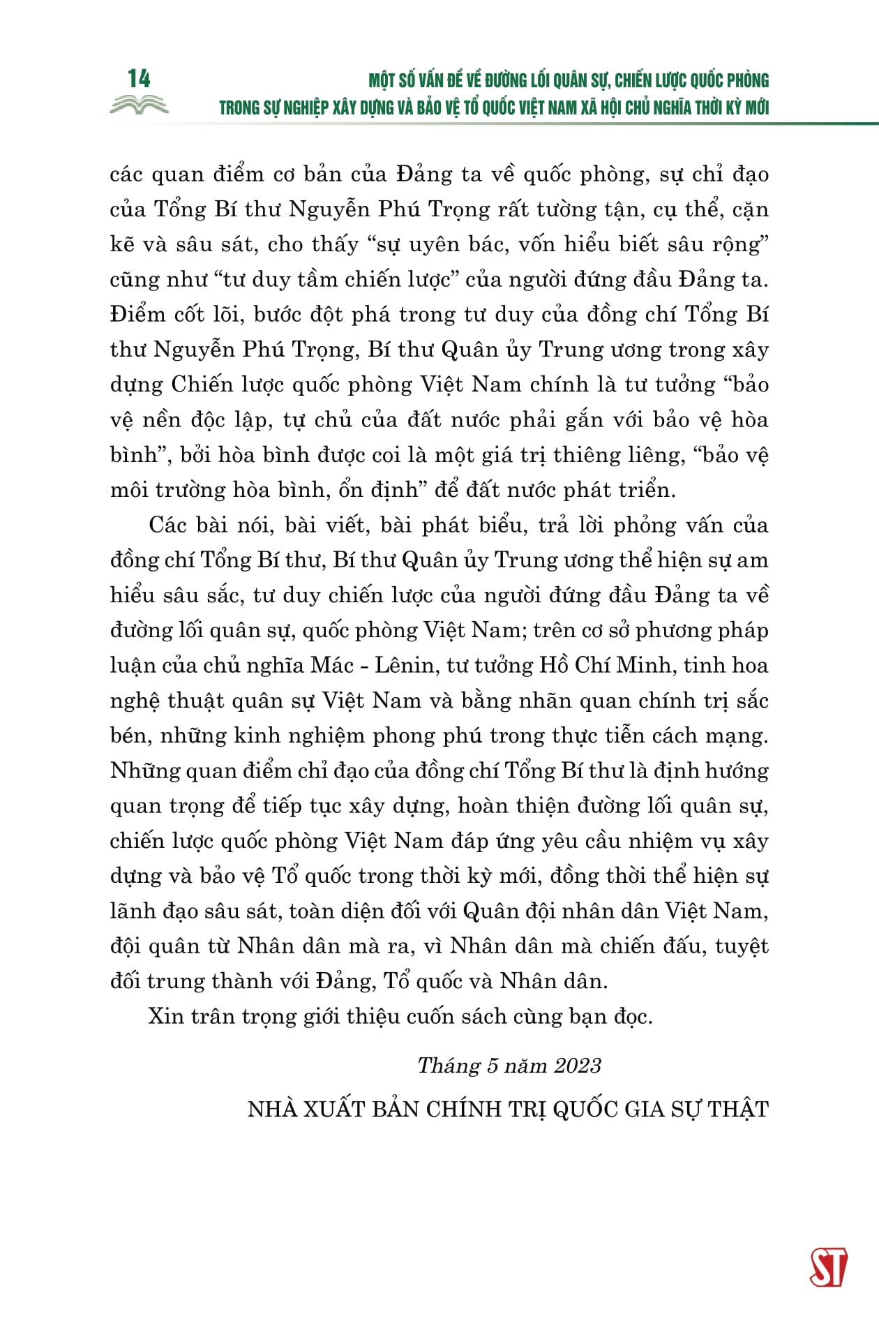 một số vấn đề về đường lối quân sự, chiến lược quốc phòng trong sự nghiệp xây dựng và bảo vệ tổ quốc việt nam xã hội chủ nghĩa thời kỳ mới - Ảnh 13