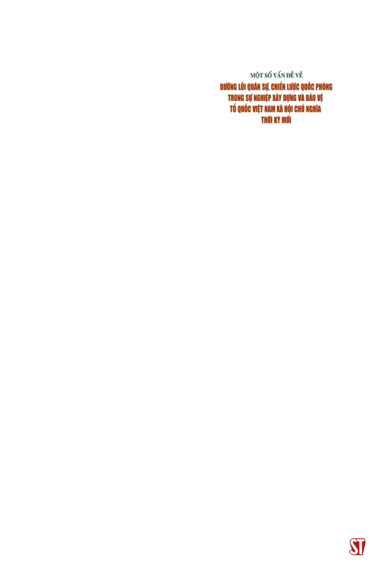 một số vấn đề về đường lối quân sự, chiến lược quốc phòng trong sự nghiệp xây dựng và bảo vệ tổ quốc việt nam xã hội chủ nghĩa thời kỳ mới - Ảnh 3