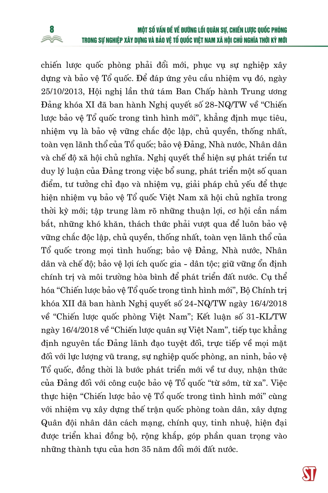 một số vấn đề về đường lối quân sự, chiến lược quốc phòng trong sự nghiệp xây dựng và bảo vệ tổ quốc việt nam xã hội chủ nghĩa thời kỳ mới - Ảnh 7