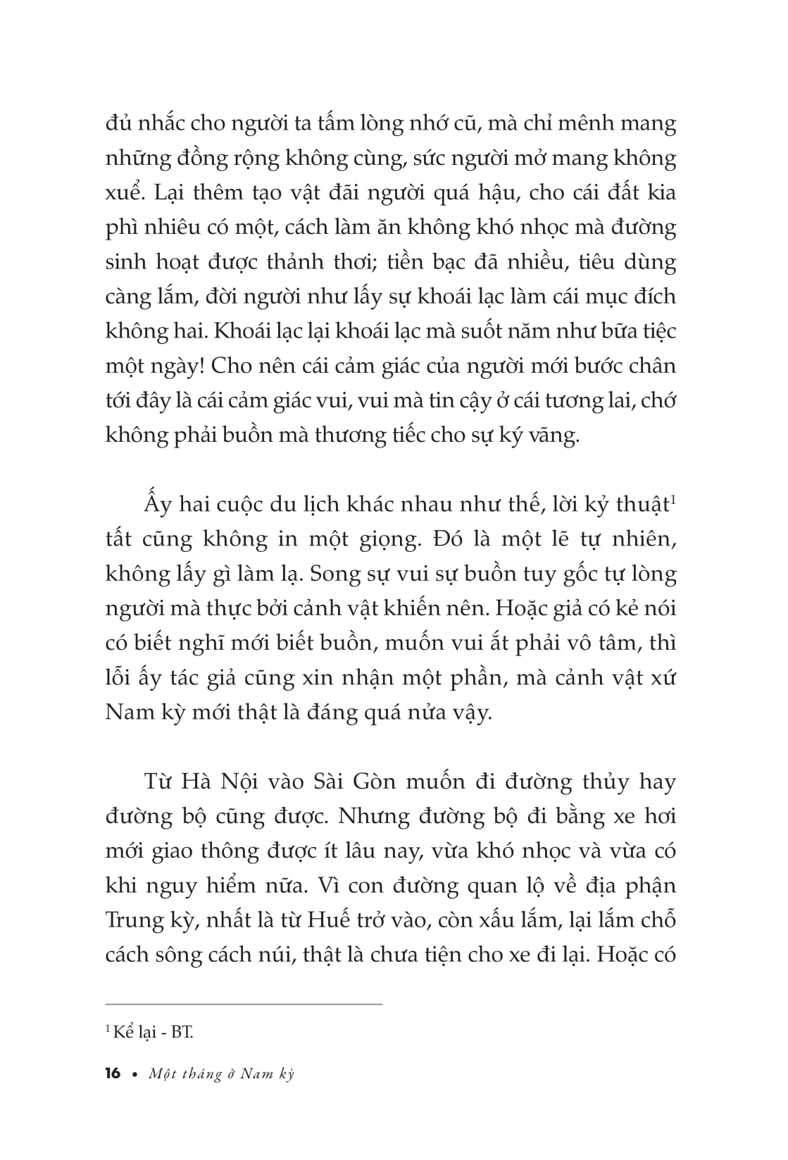 Một Tháng Ở Nam Kỳ - Ảnh 11