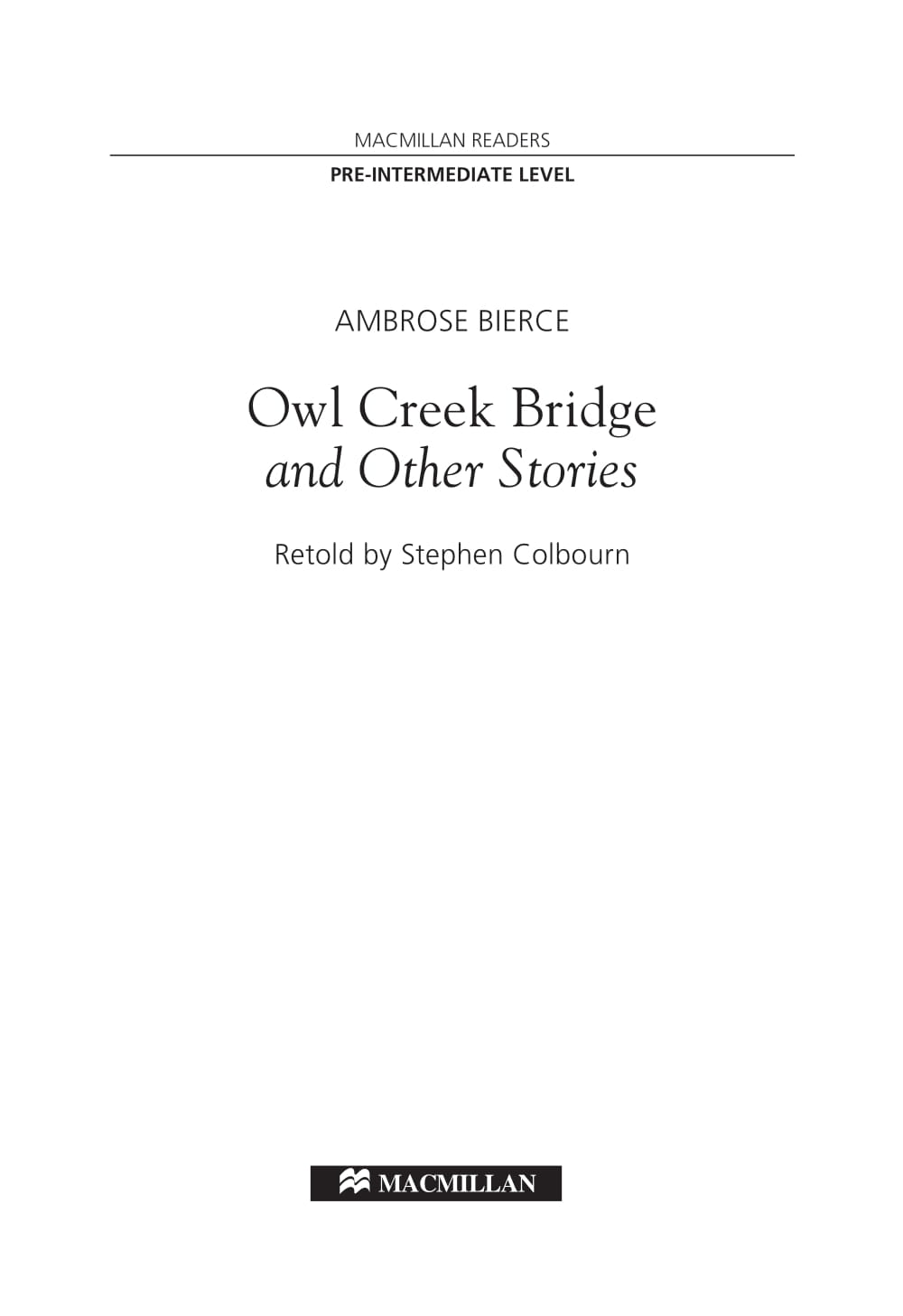mr owl creek bridge pre intermediate ( no cd ) - Ảnh 2