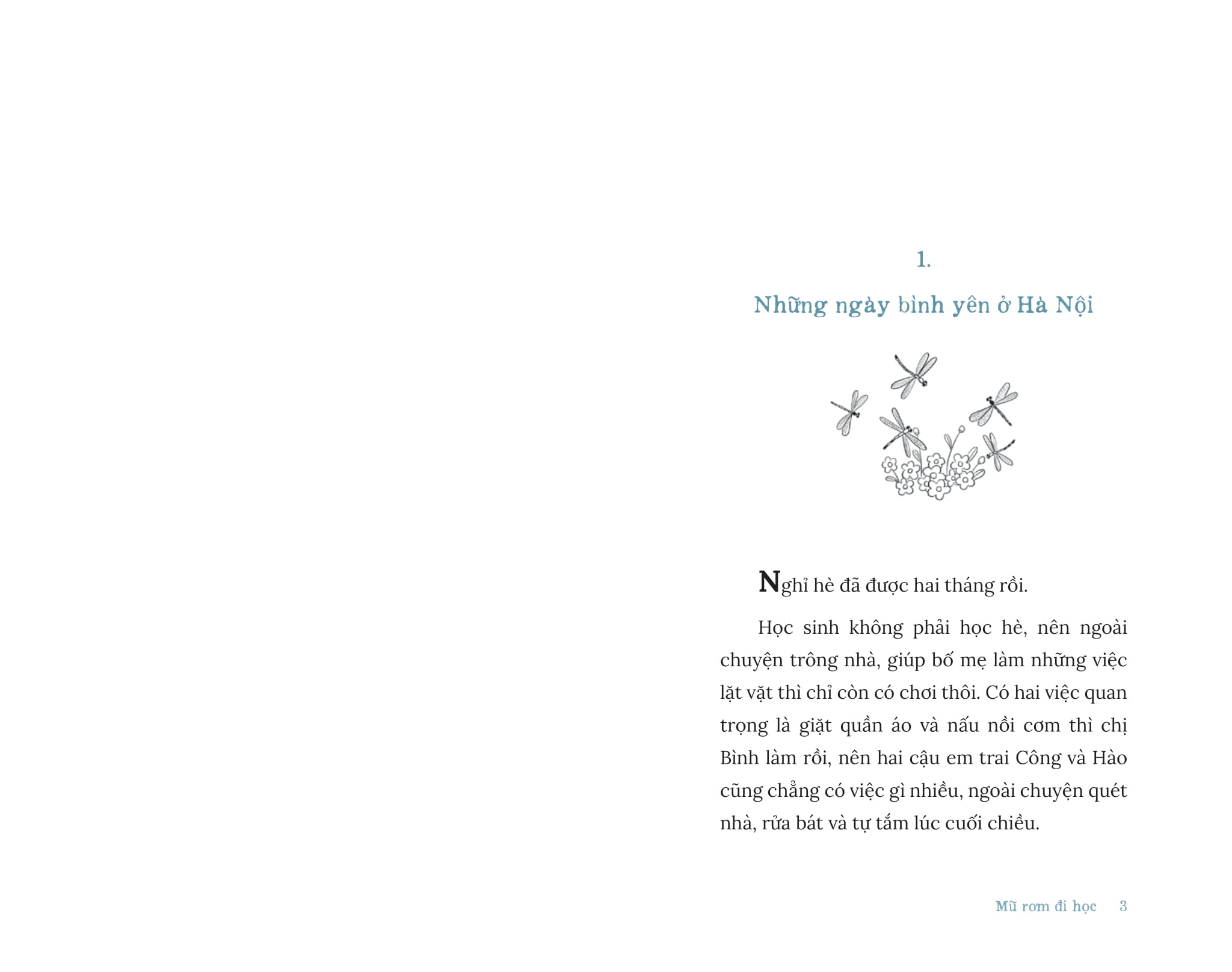 mũ rơm đi học - Ảnh 3