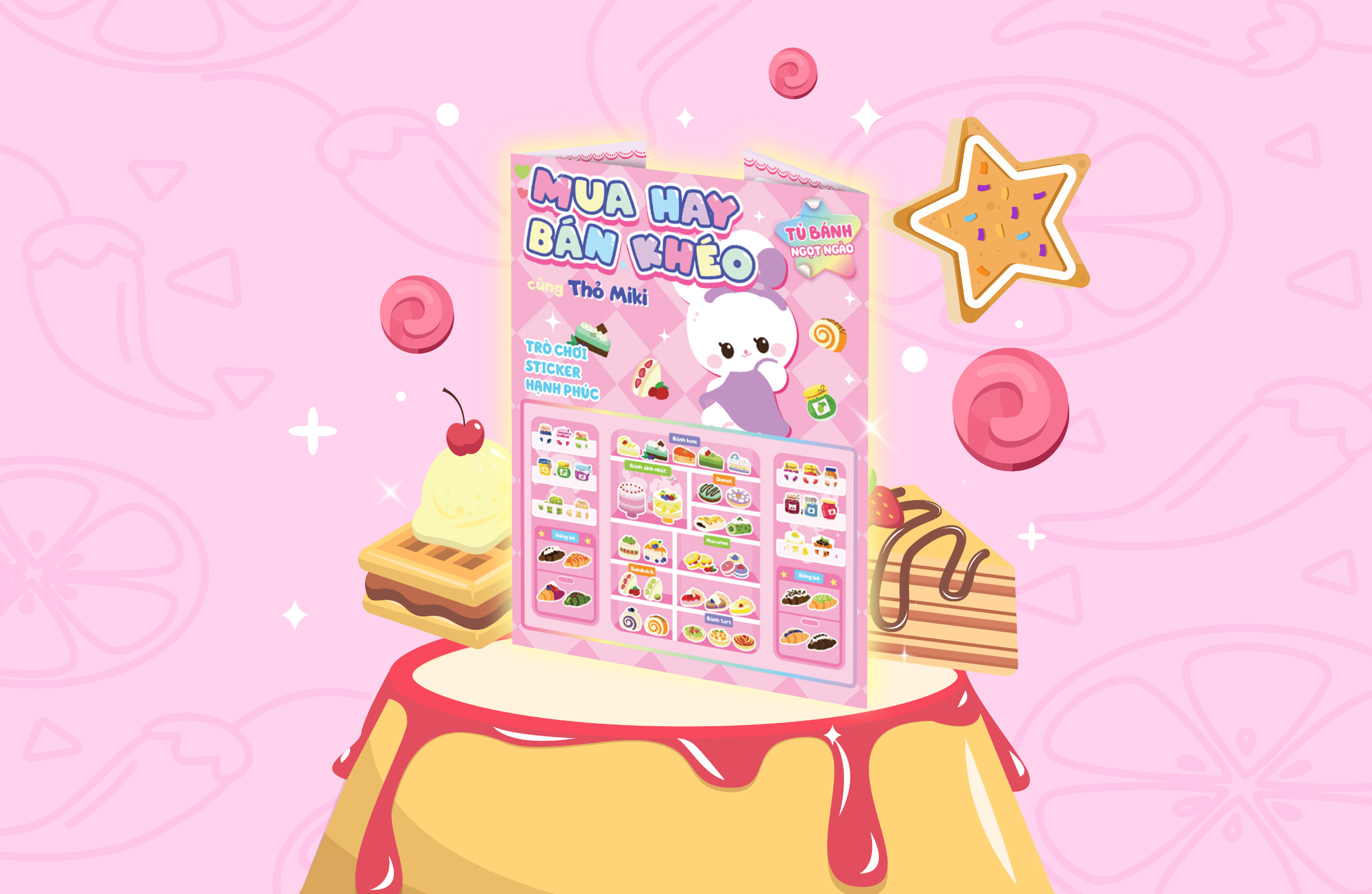 mua hay bán khéo cùng thỏ miki - tủ bánh ngọt ngào - Ảnh 2