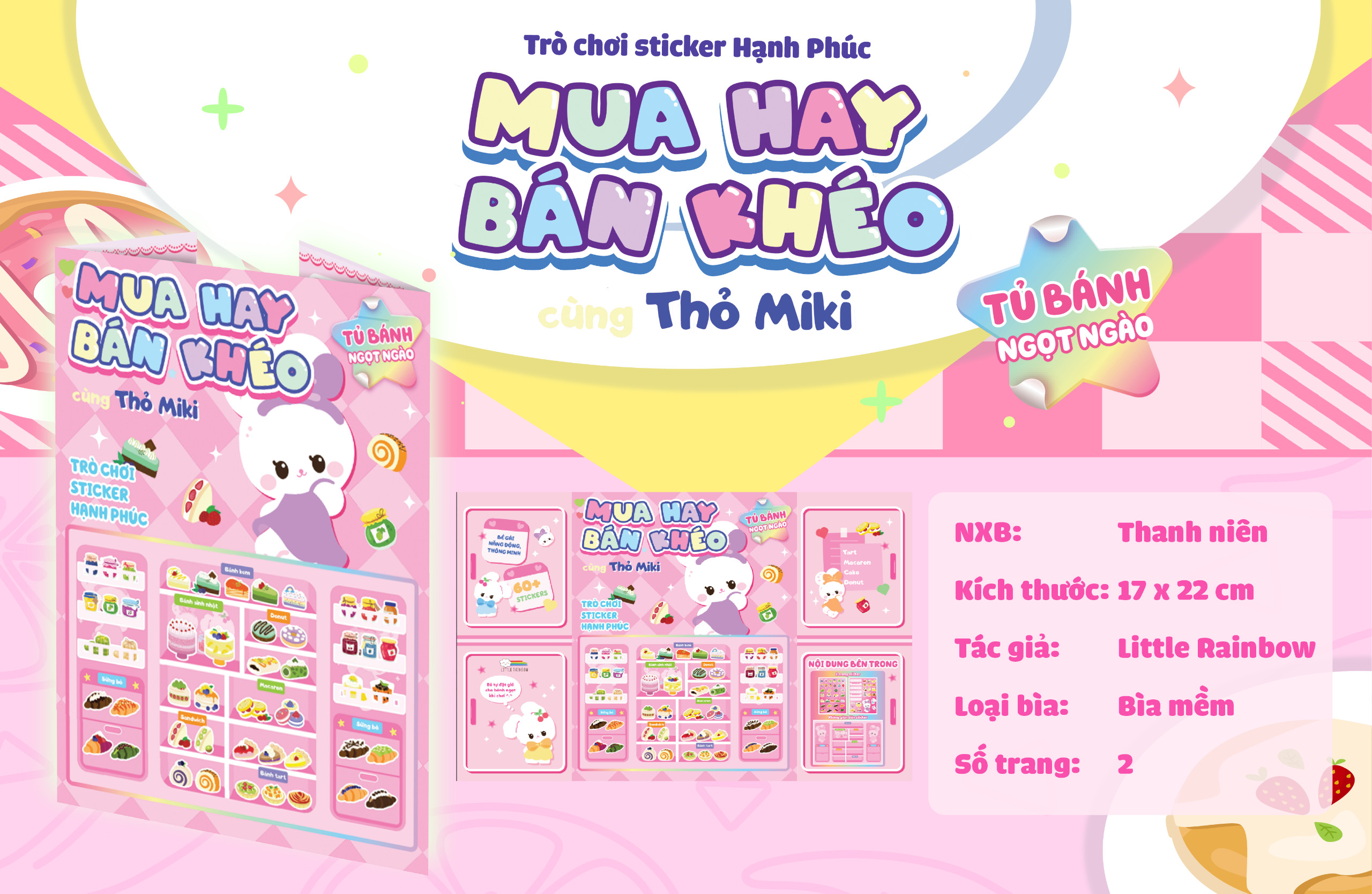 mua hay bán khéo cùng thỏ miki - tủ bánh ngọt ngào - Ảnh 5