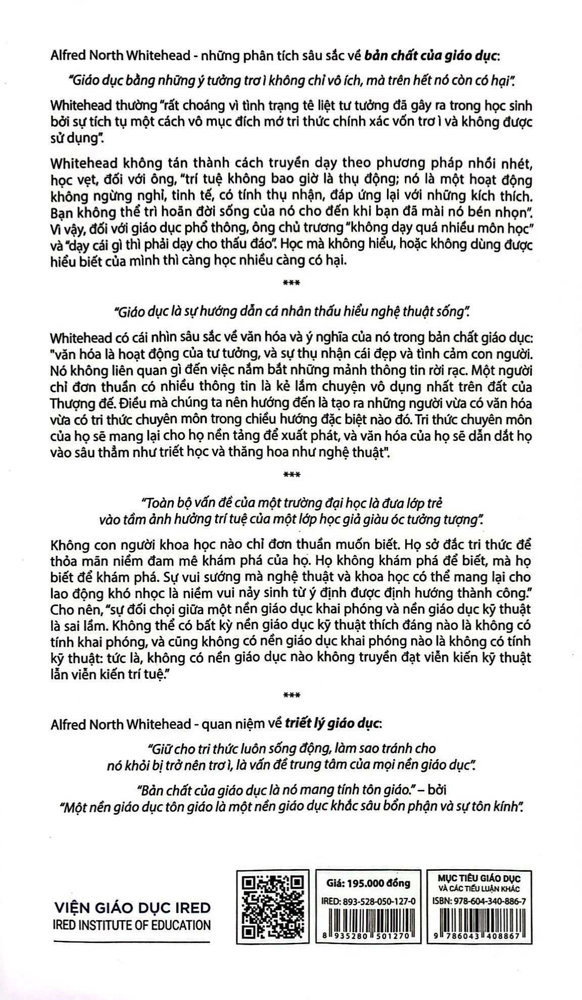 mục tiêu giáo dục và các tiểu luận khác - the aims of education and other essays - Ảnh 9