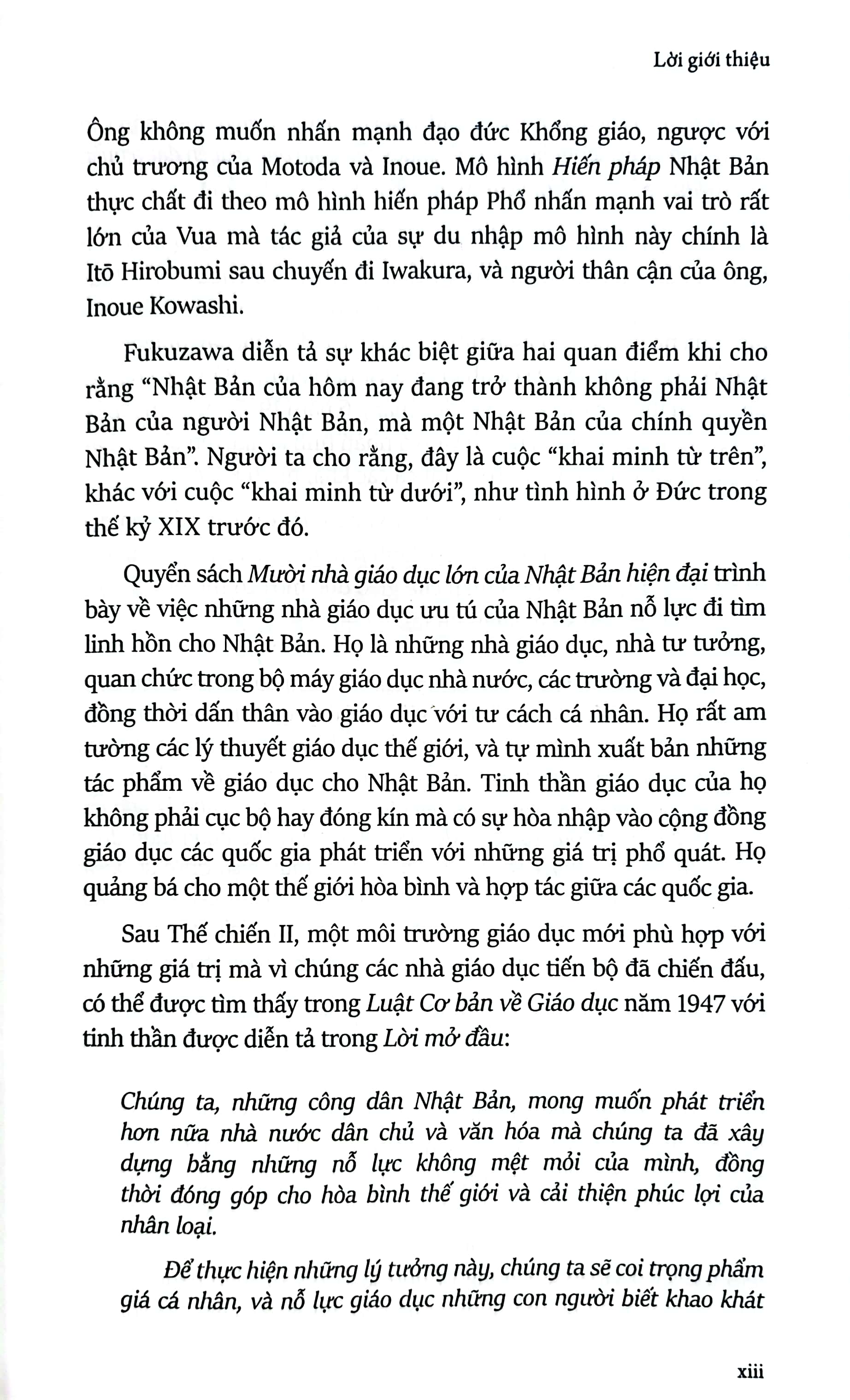 mười nhà giáo dục lớn của nhật bản hiện đại - một cách nhìn nhật bản - bìa cứng - Ảnh 10
