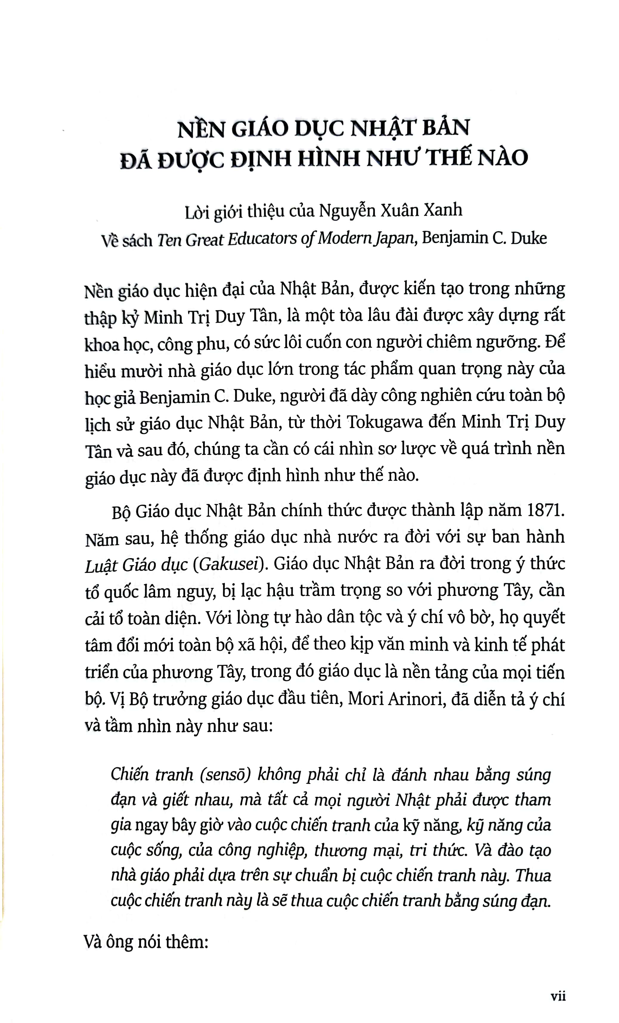 mười nhà giáo dục lớn của nhật bản hiện đại - một cách nhìn nhật bản - bìa cứng - Ảnh 4