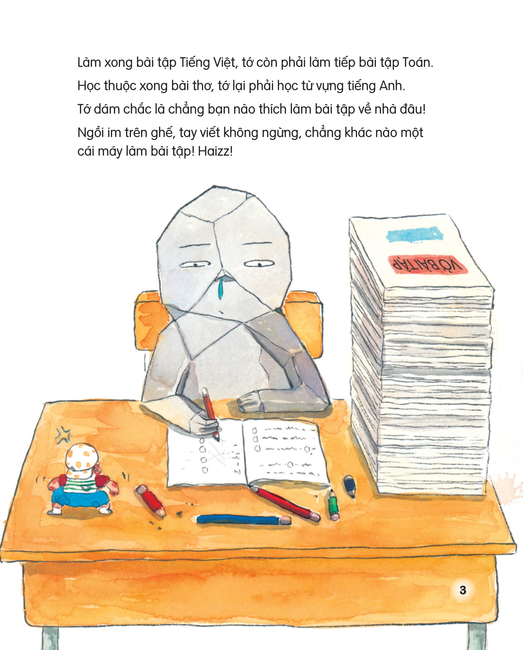 muốn học giỏi không khó - làm hết bài tập rồi mới chơi - Ảnh 4