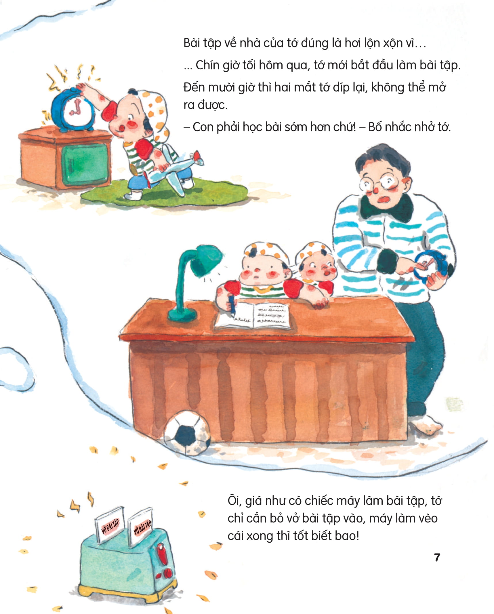 muốn học giỏi không khó - làm hết bài tập rồi mới chơi - Ảnh 8