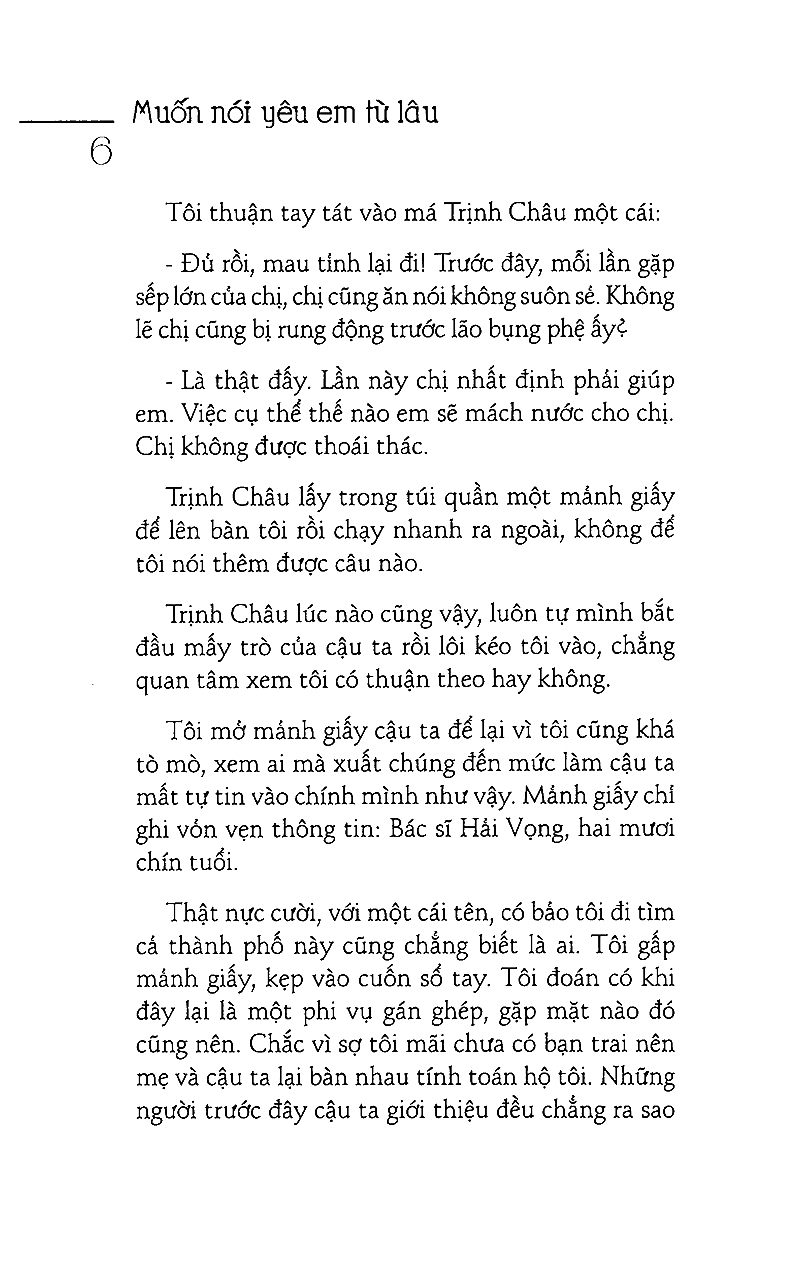 muốn nói yêu em từ lâu - Ảnh 6