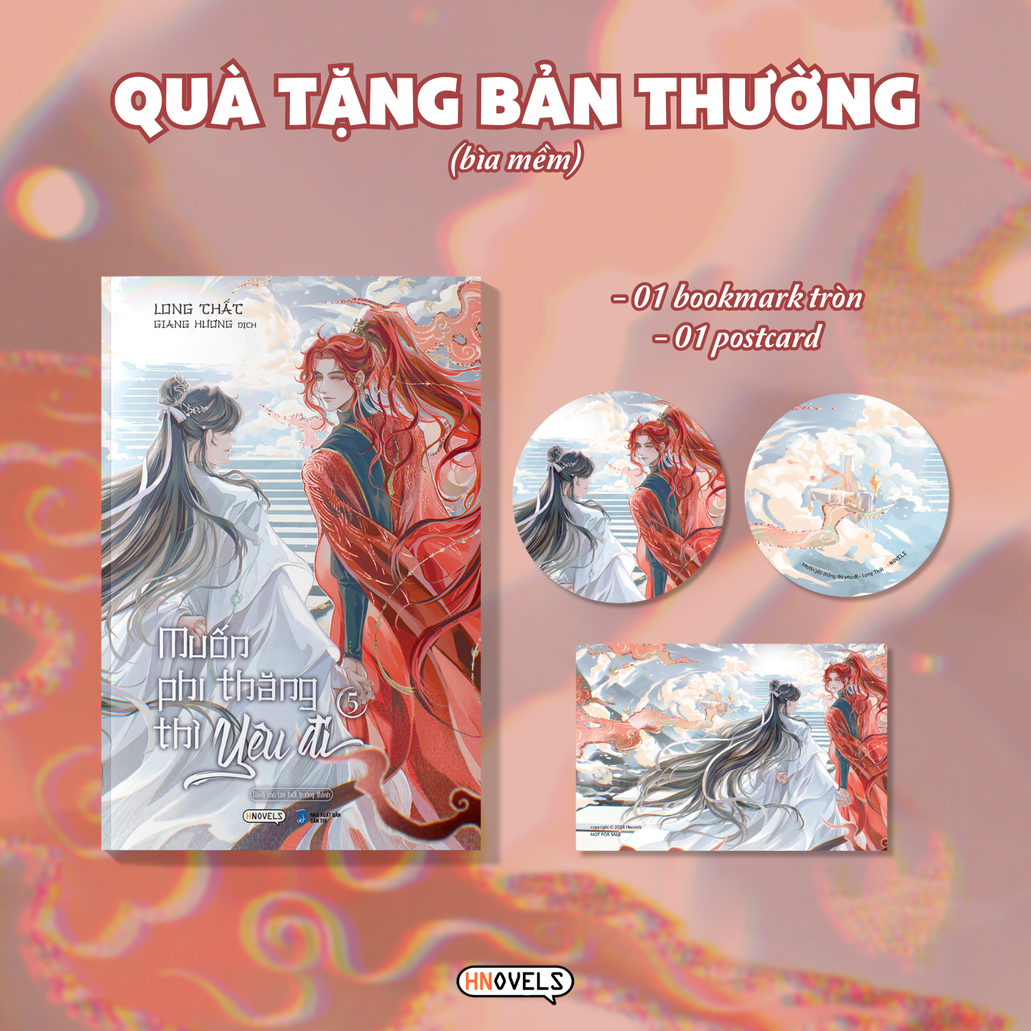 muốn phi thăng thì yêu đi - tập 5 - tặng kèm bookmark tròn hai mặt + postcard bồi cứng - Ảnh 2