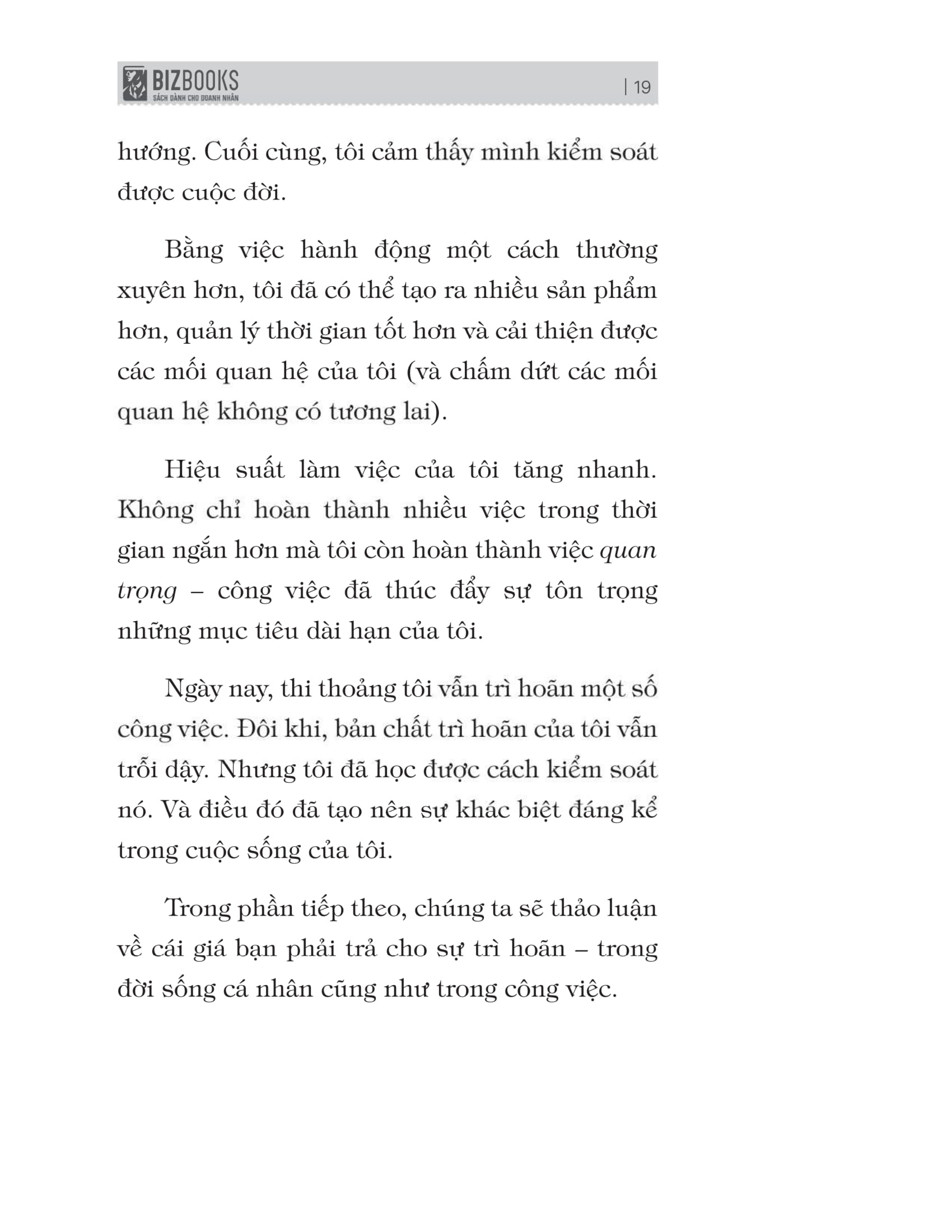 muốn thành công nói không với trì hoãn - 21 nguyên tắc vàng đập tan sự trì hoãn - Ảnh 10
