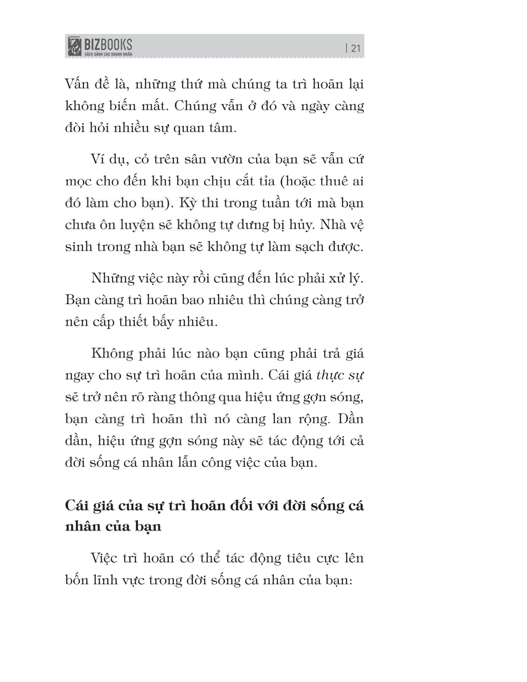 muốn thành công nói không với trì hoãn - 21 nguyên tắc vàng đập tan sự trì hoãn - Ảnh 12