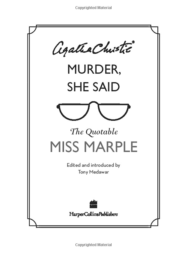 murder, she said: the quotable miss marple - Ảnh 4