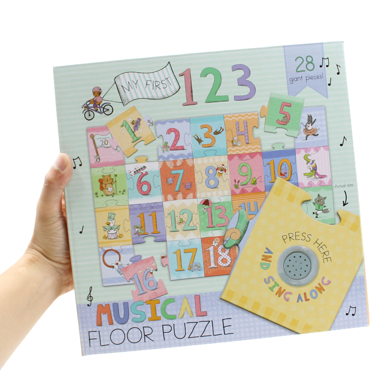 musical floor puzzle - my first 123 (28 giant pieces) - Ảnh 10