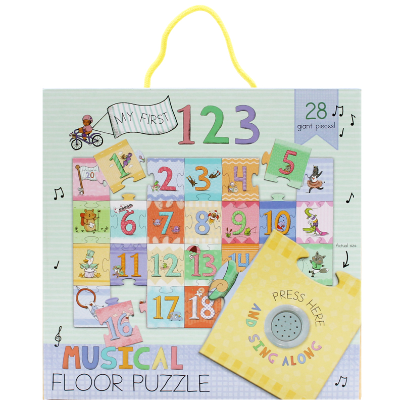 musical floor puzzle - my first 123 (28 giant pieces) - Ảnh 4