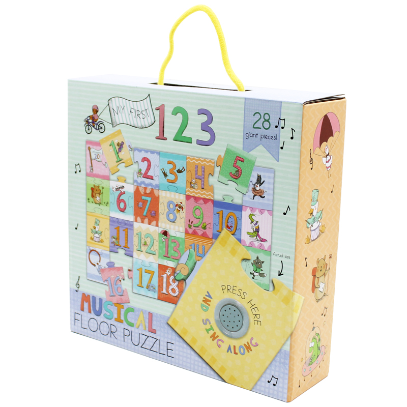 musical floor puzzle - my first 123 (28 giant pieces) - Ảnh 5