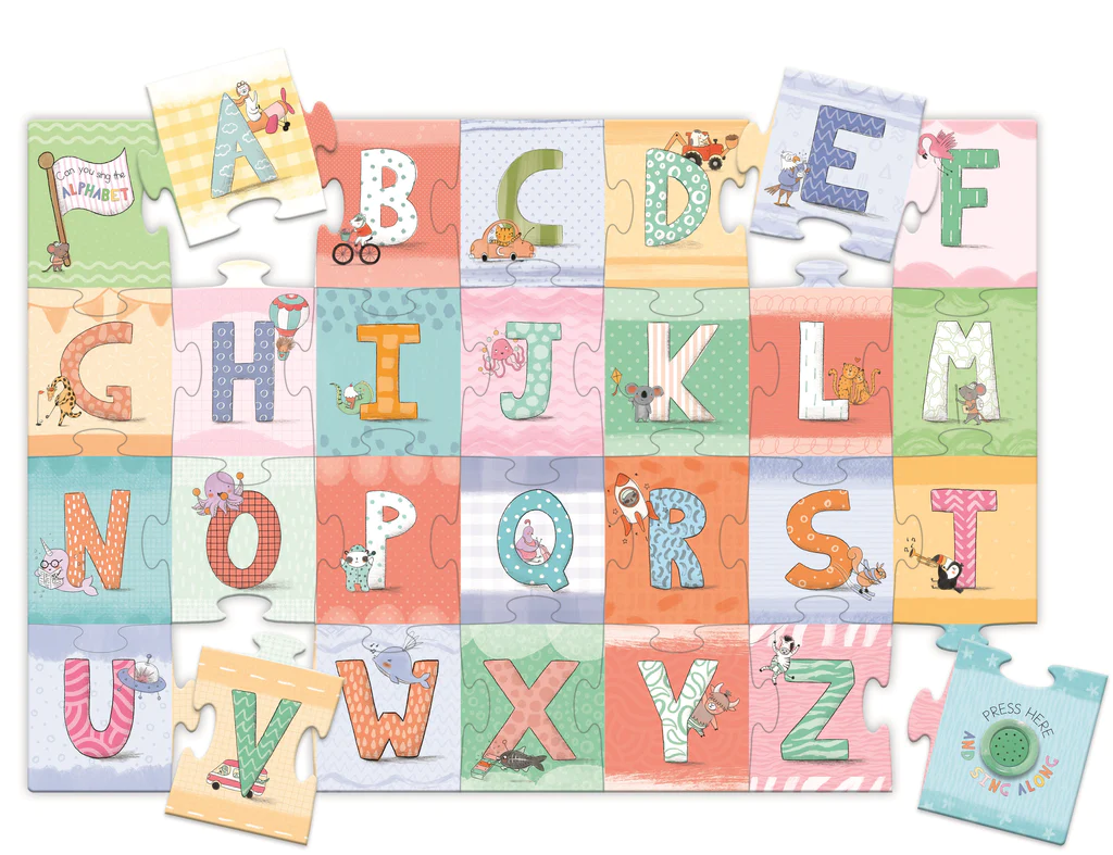 musical floor puzzle - my first abc (28 giant pieces) - Ảnh 13
