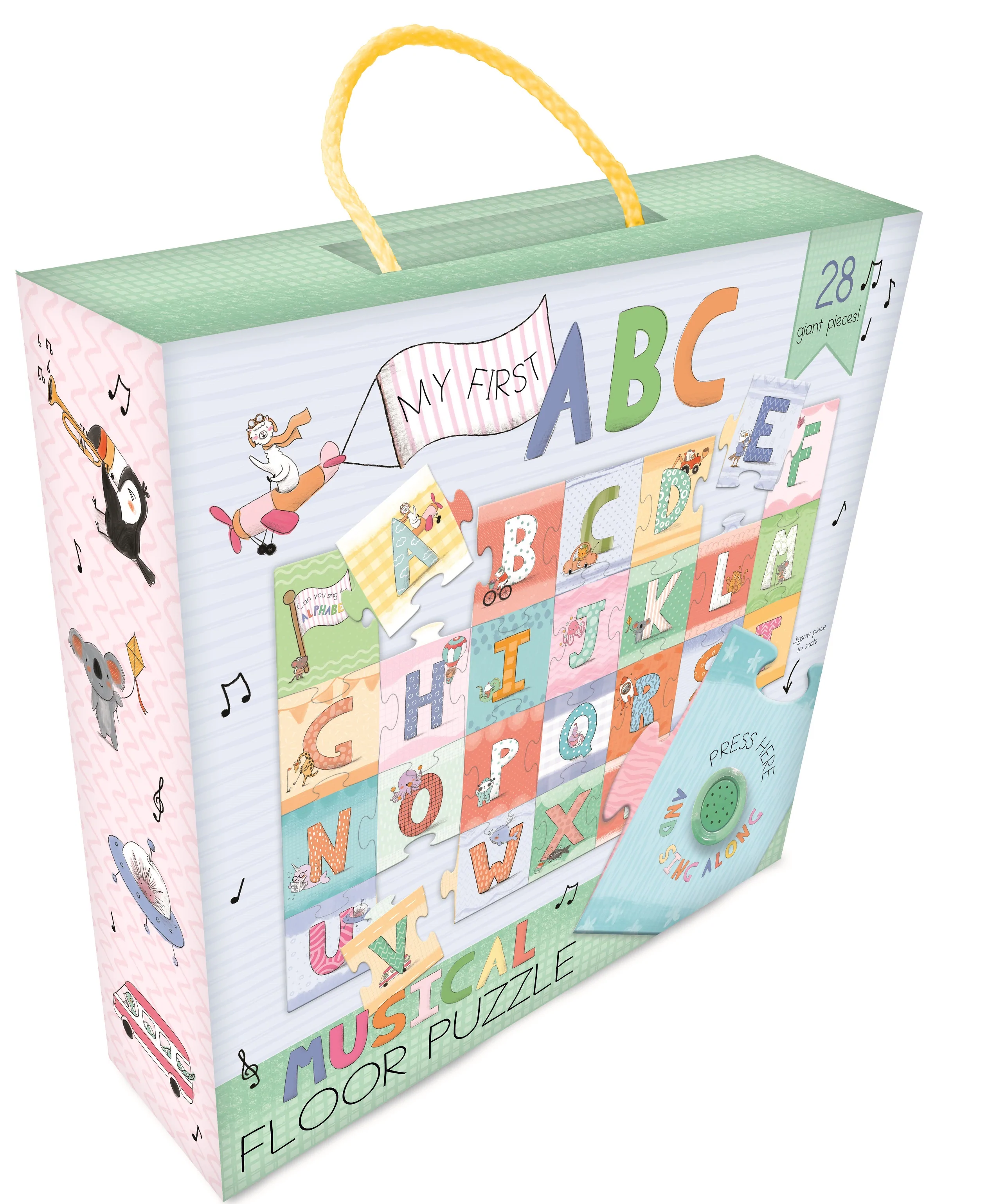 musical floor puzzle - my first abc (28 giant pieces) - Ảnh 15