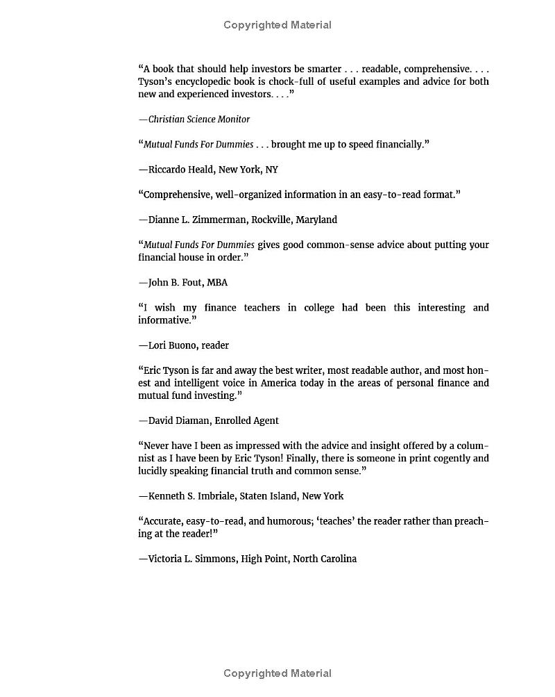 mutual funds for dummies 8th edition - Ảnh 7