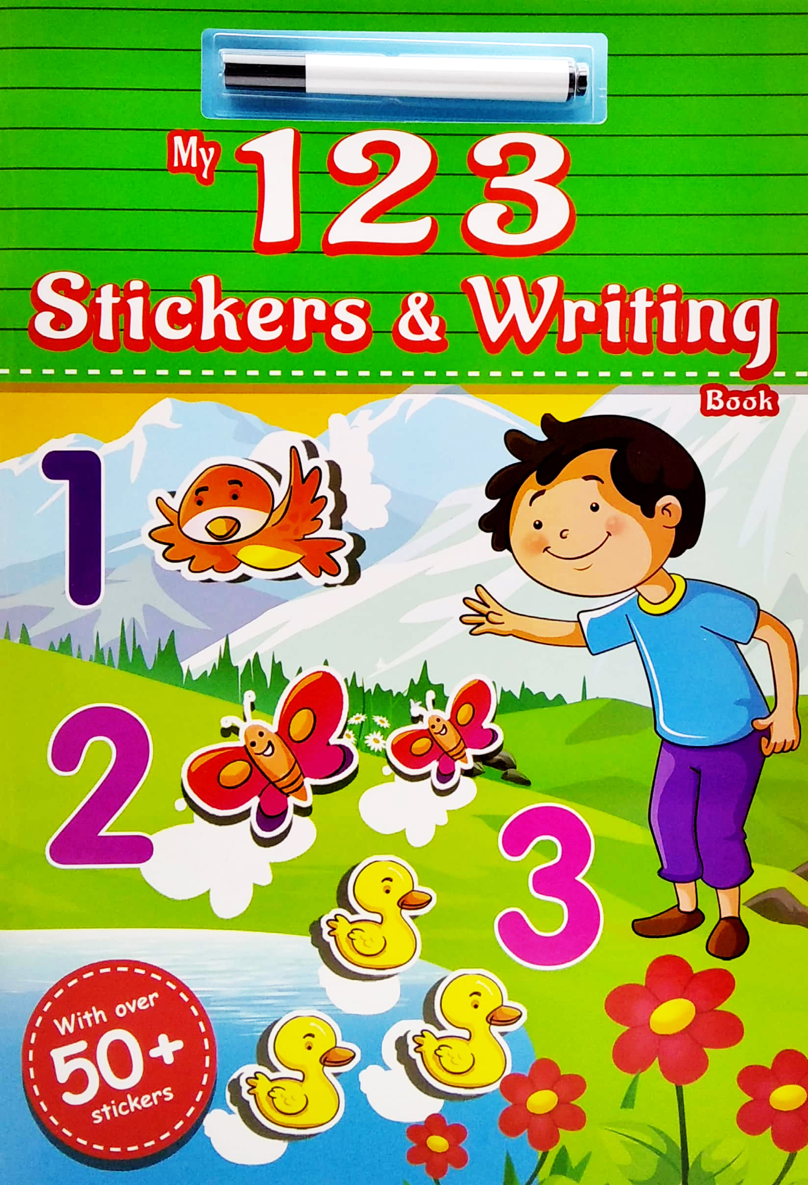 my 123 stickers & writing book - Ảnh 2