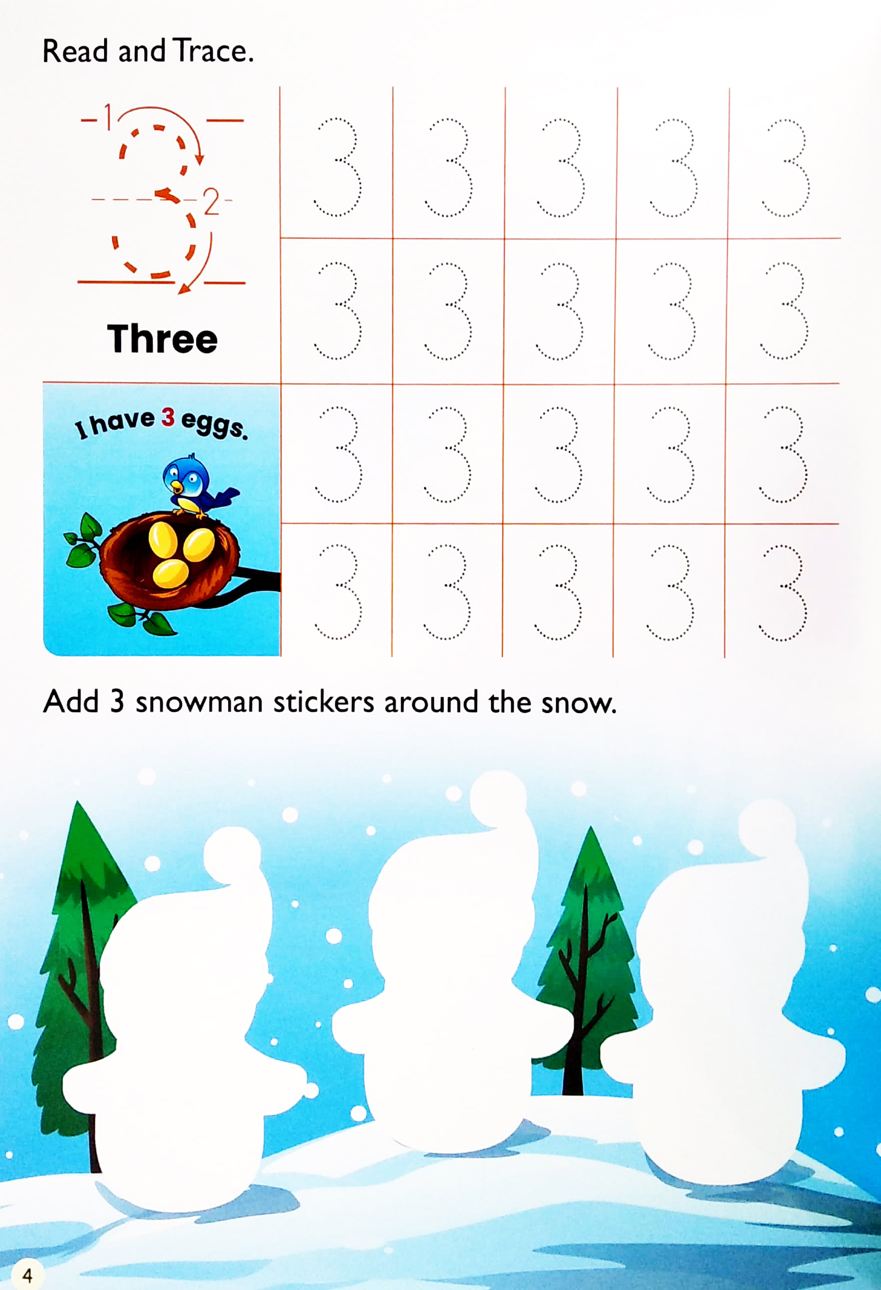 my 123 stickers & writing book - Ảnh 5